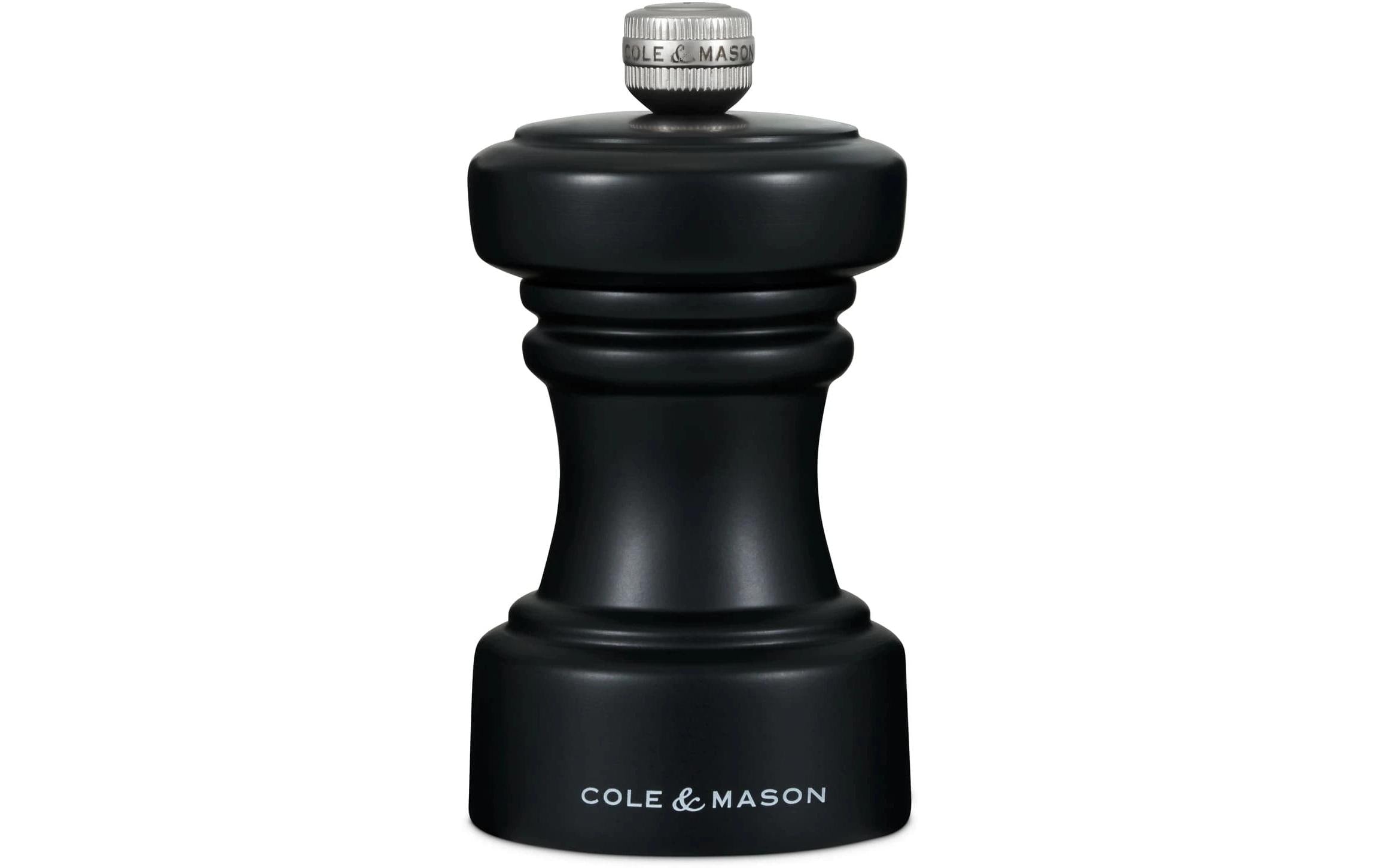 Cole&Mason Pfeffermühle Hoxton 10.4 cm, Schwarz/Schwarz matt