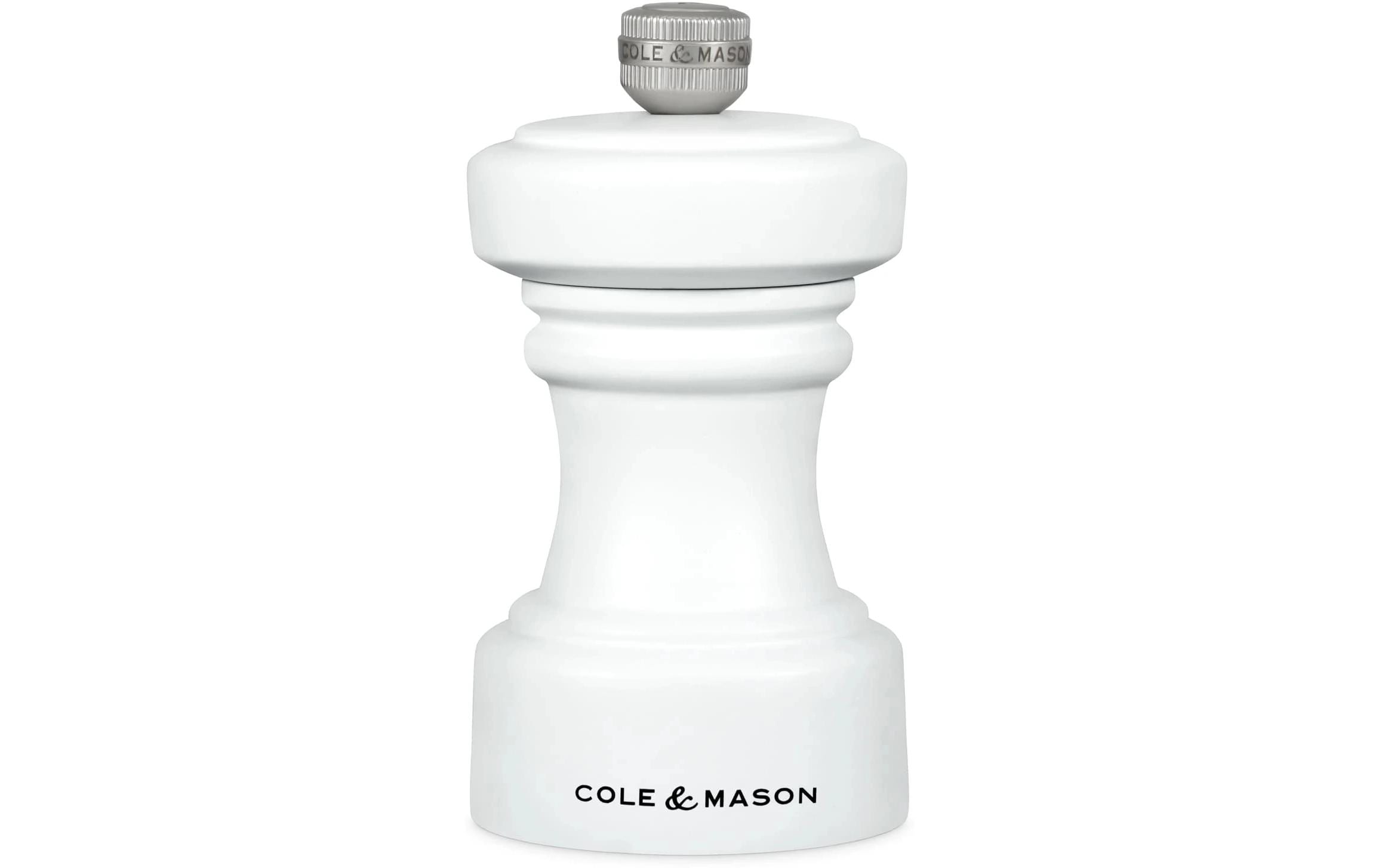 Cole&Mason Pfeffermühle Hoxton 10.4 cm, Weiss/Weiss matt