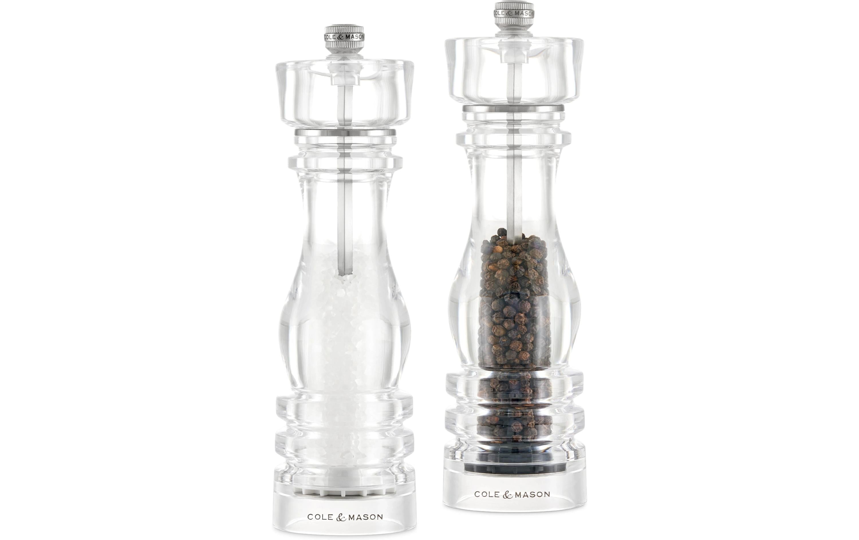 Cole&Mason Salz- und Pfeffermühle London 22 cm, Transparent