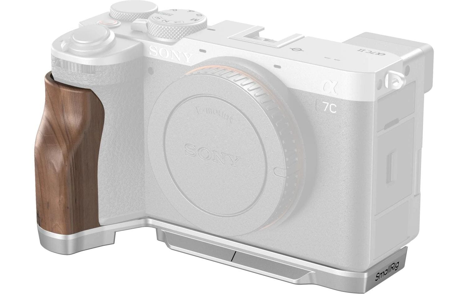 Smallrig L-Winkel mit Holzgriff für Sony Alpha 7C II / Alpha 7CR Holz