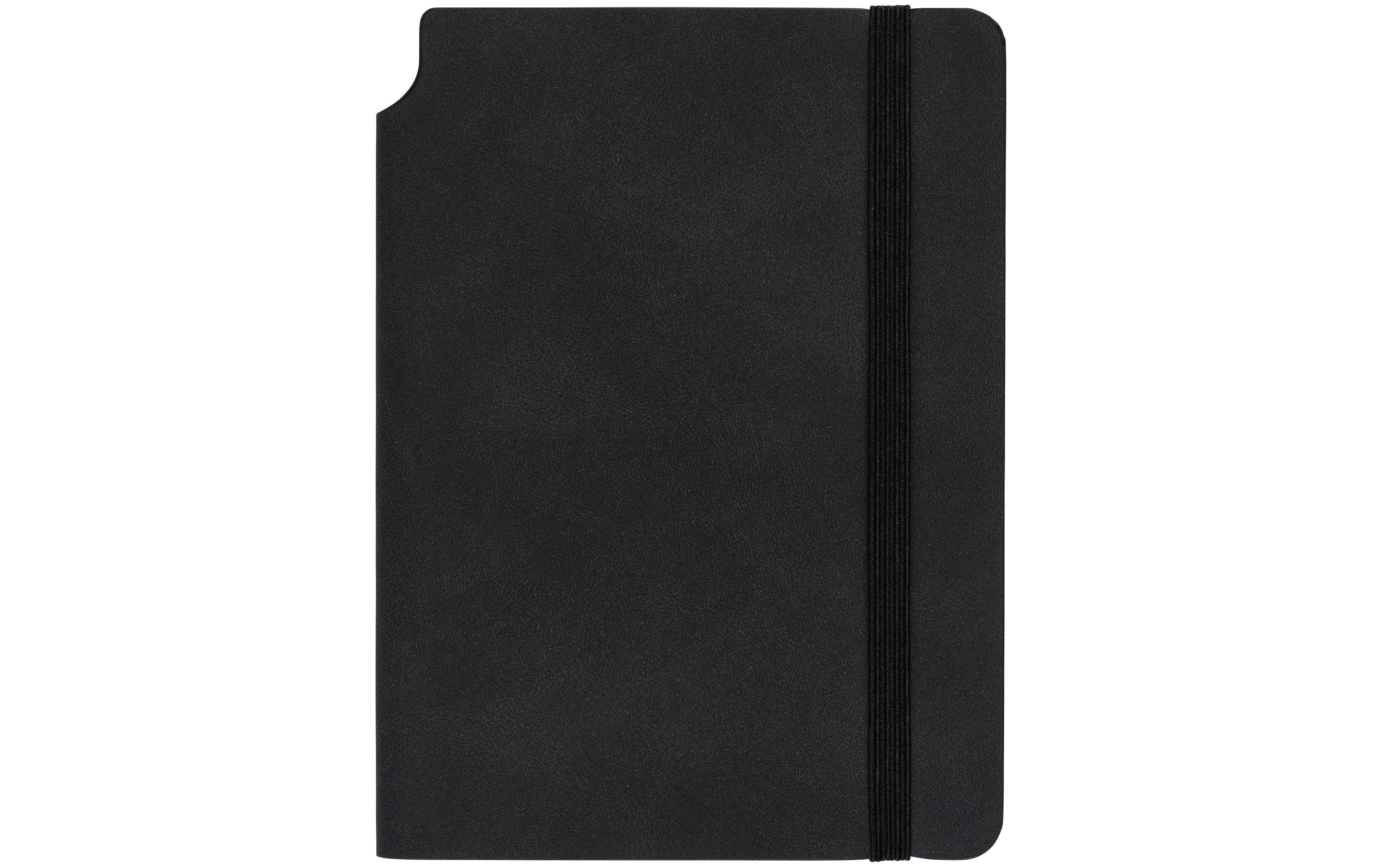 Kolma Notizbuch Smooth A6, Blanko, schwarz
