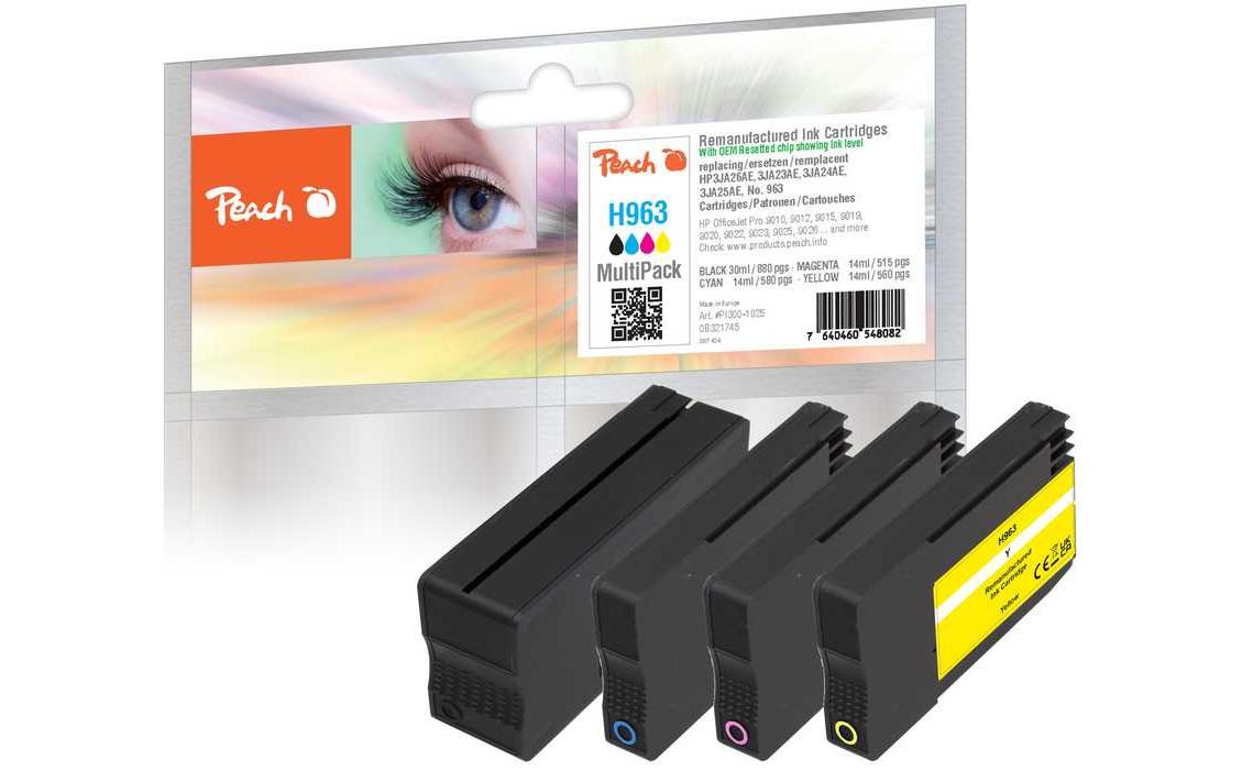 Peach Tinte HP Nr. 963 Multi-Pack C/M/Y/BK