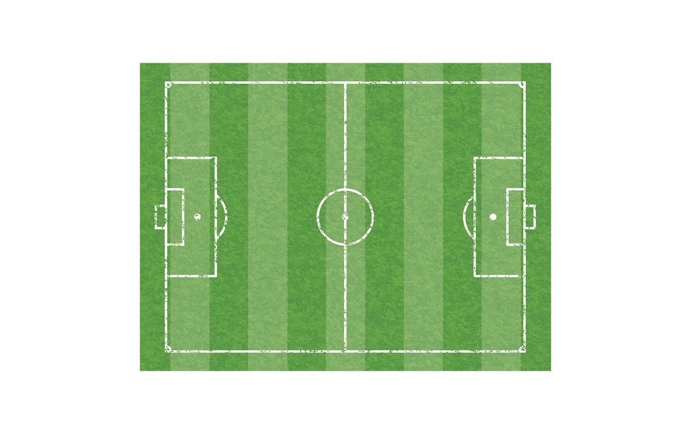 Braun + Company Tischset Womens Football 30 cm x 40 cm, Grün
