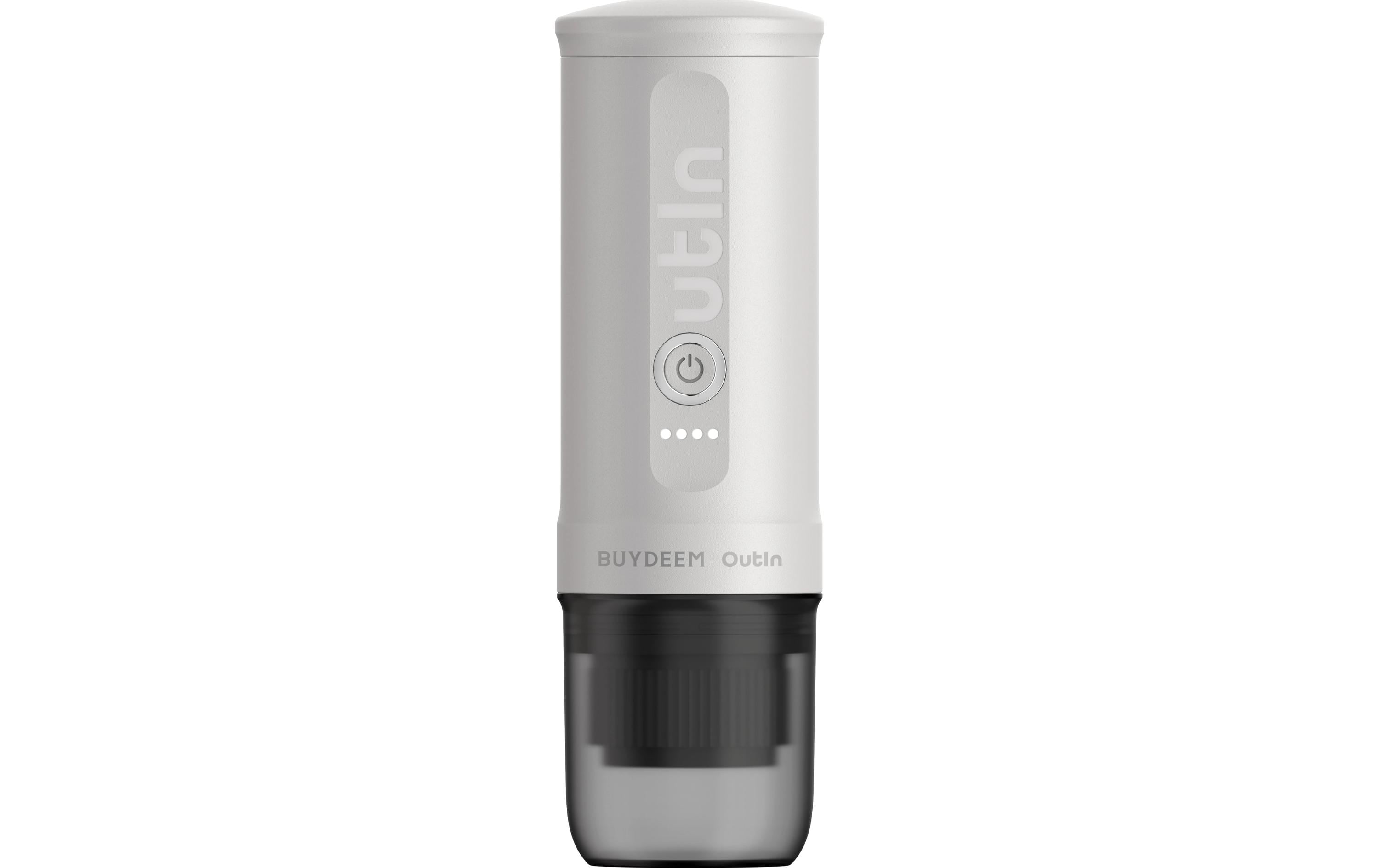 OUTIN Reisekaffeemaschine Nano Kapseln, Weiss