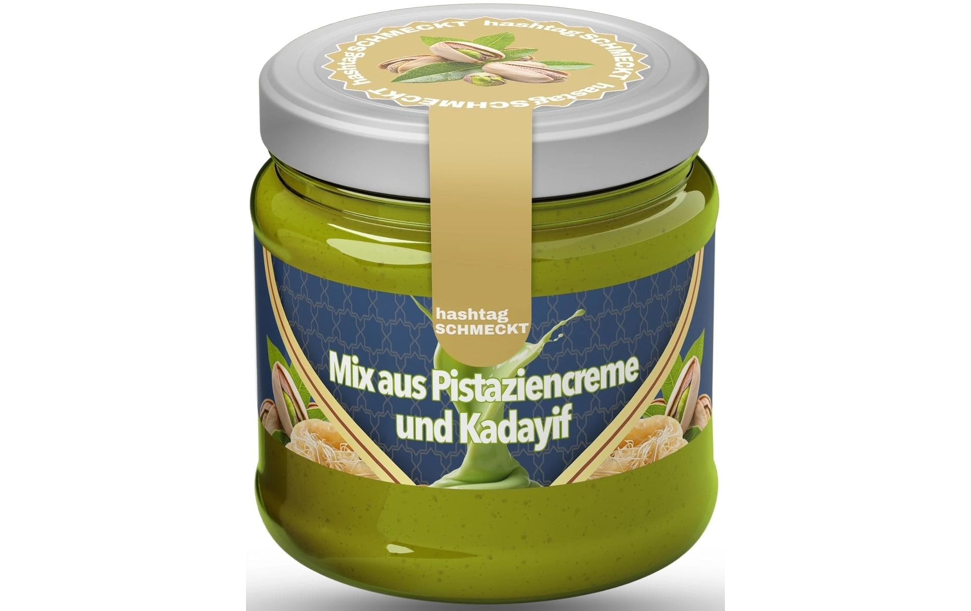 hashtag SCHMECKT Brotaufstrich Pistaziencreme mit Engelshaar 220 g