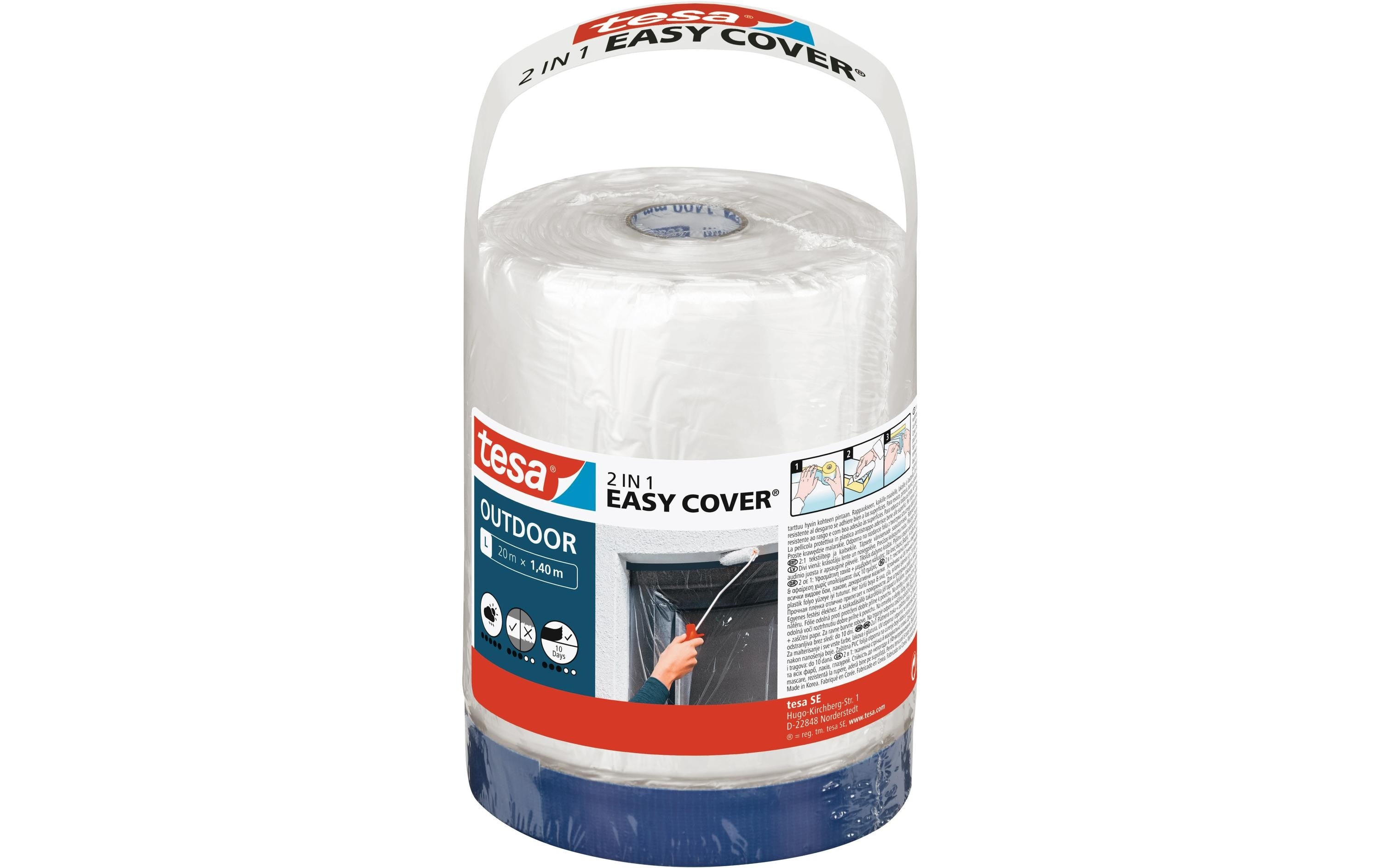 tesa Abdeckfolie Easy Cover Outdoor Refill 20 m x 14 cm