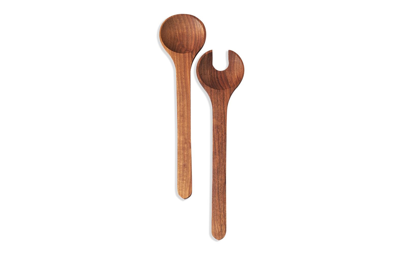 Kisag Salatbesteck Artisan Schwarznuss