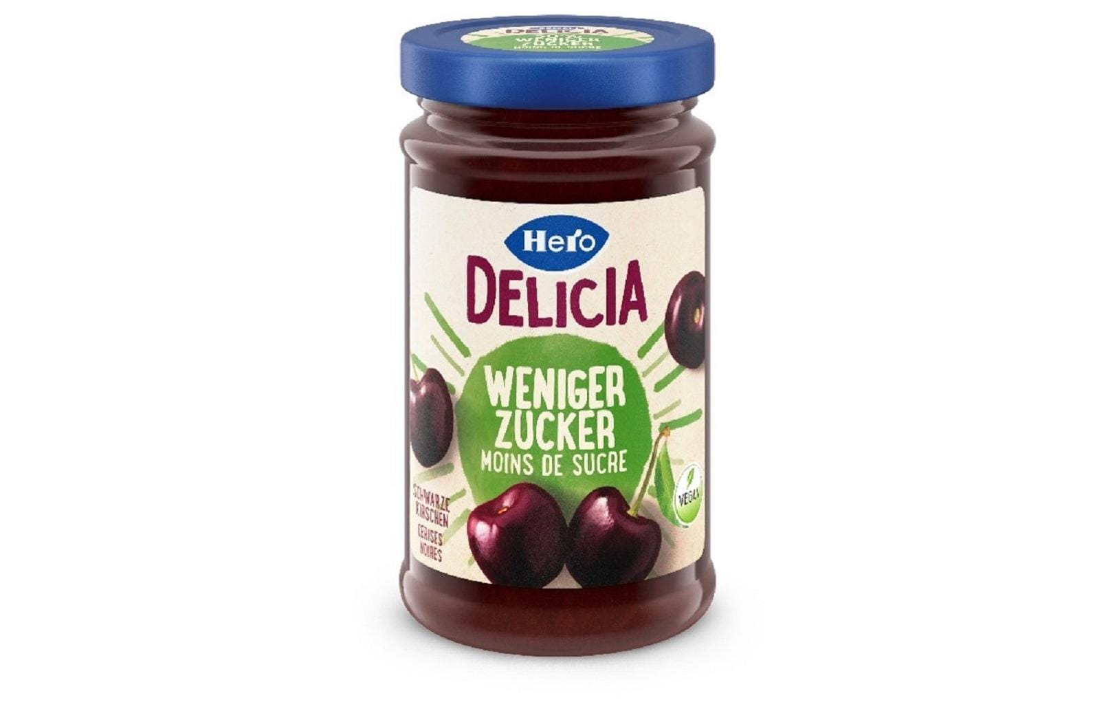 Hero Brotaufstrich Schwarze Kirschenkonfitüre 220 g