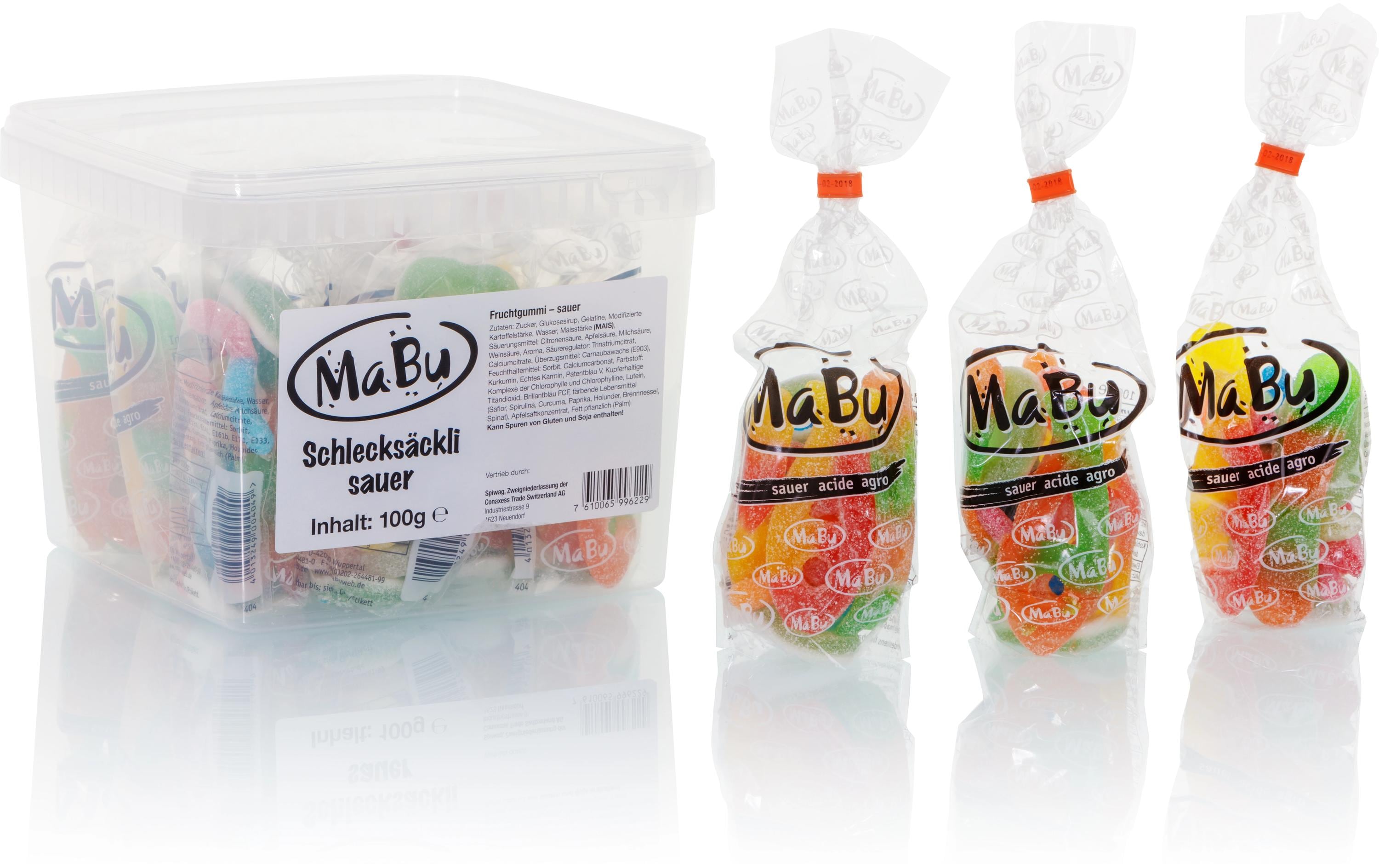 MaBu Schlecksaeckli Sauer 12 x 100 g