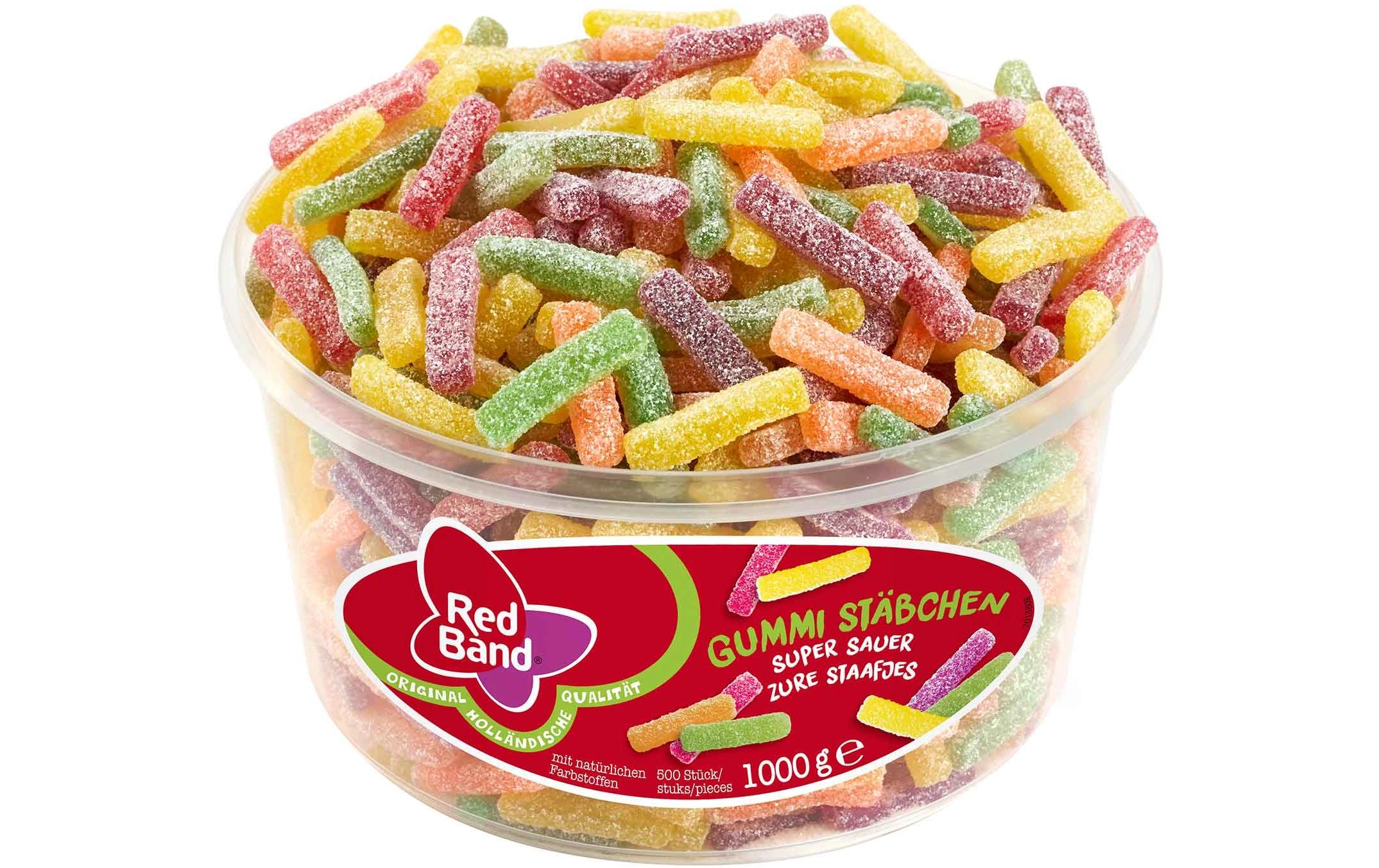 Red Band Gummi Stäbchen 1000 g