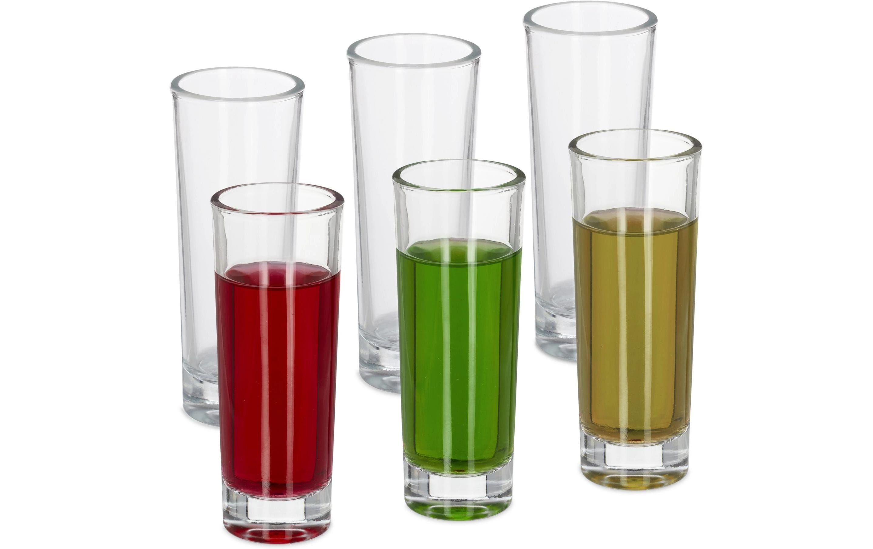 relaxdays Schnapsglas 6 Stück, 60 ml