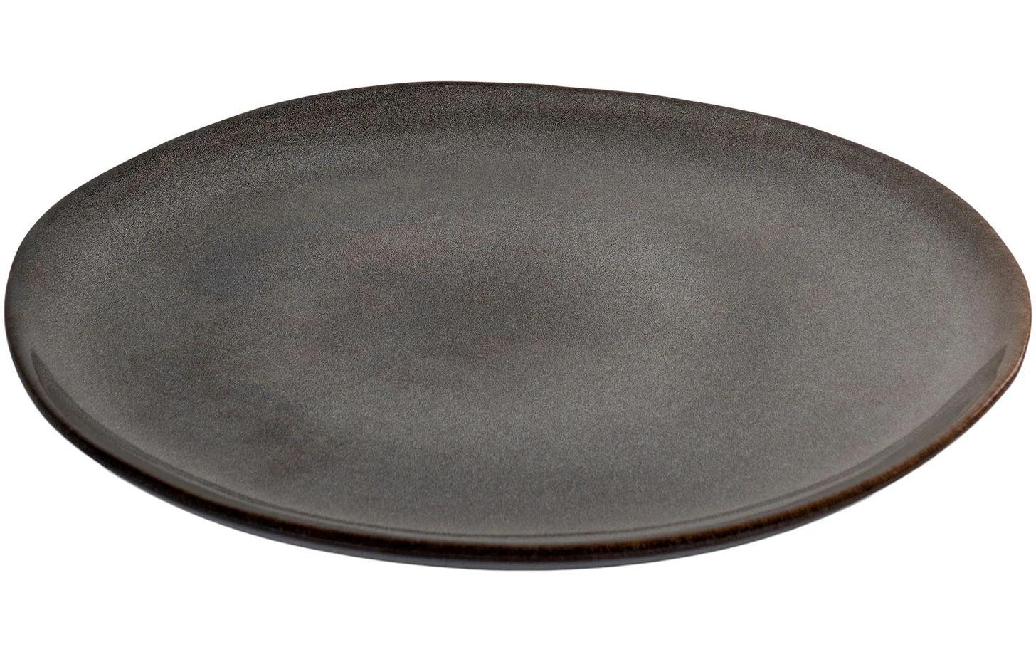 House Nordic Frühstücks- & Dessertteller Selma 4 Stück, Braun/Grau