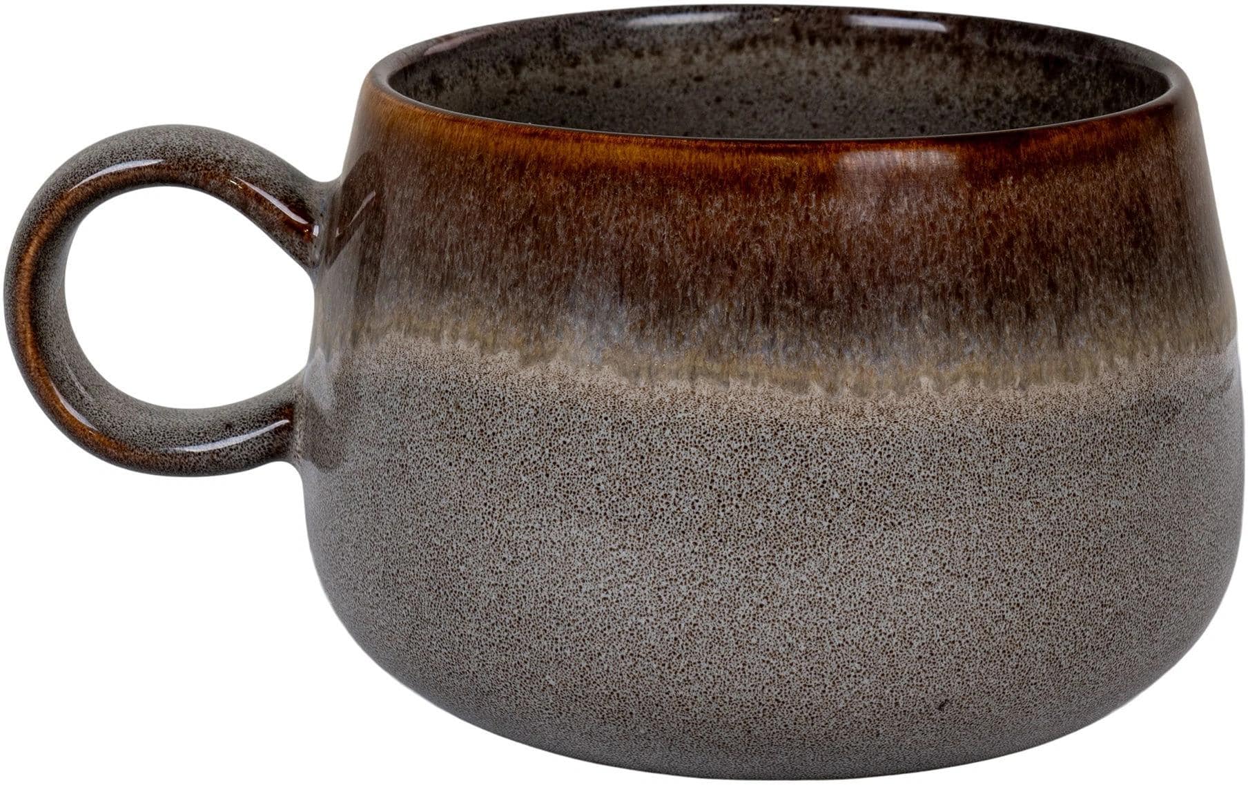 House Nordic Teetasse Selma 4 Stück, Braun/Grau