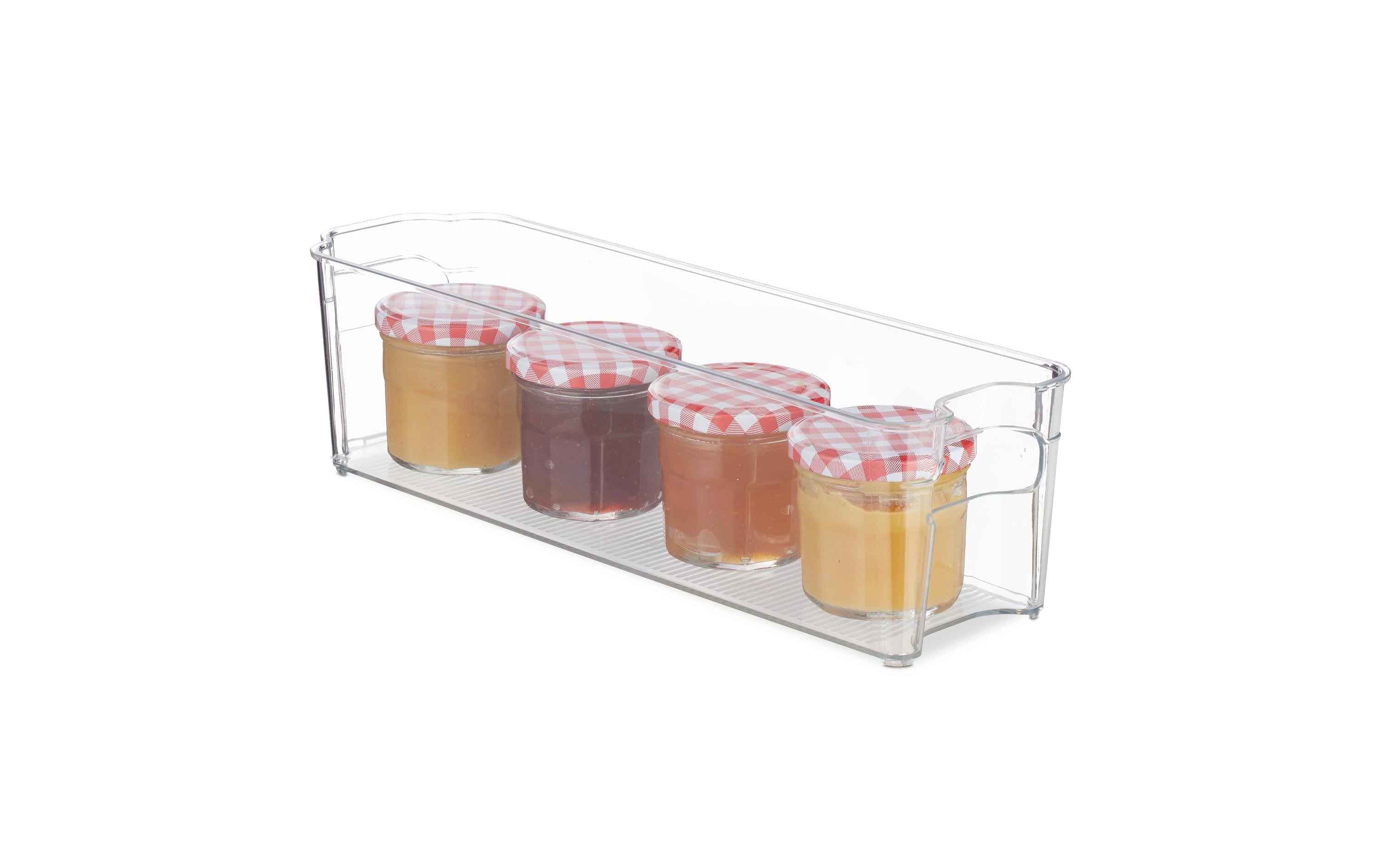 relaxdays Kühlschrankorganizer schmal, 3,2 l Volumen