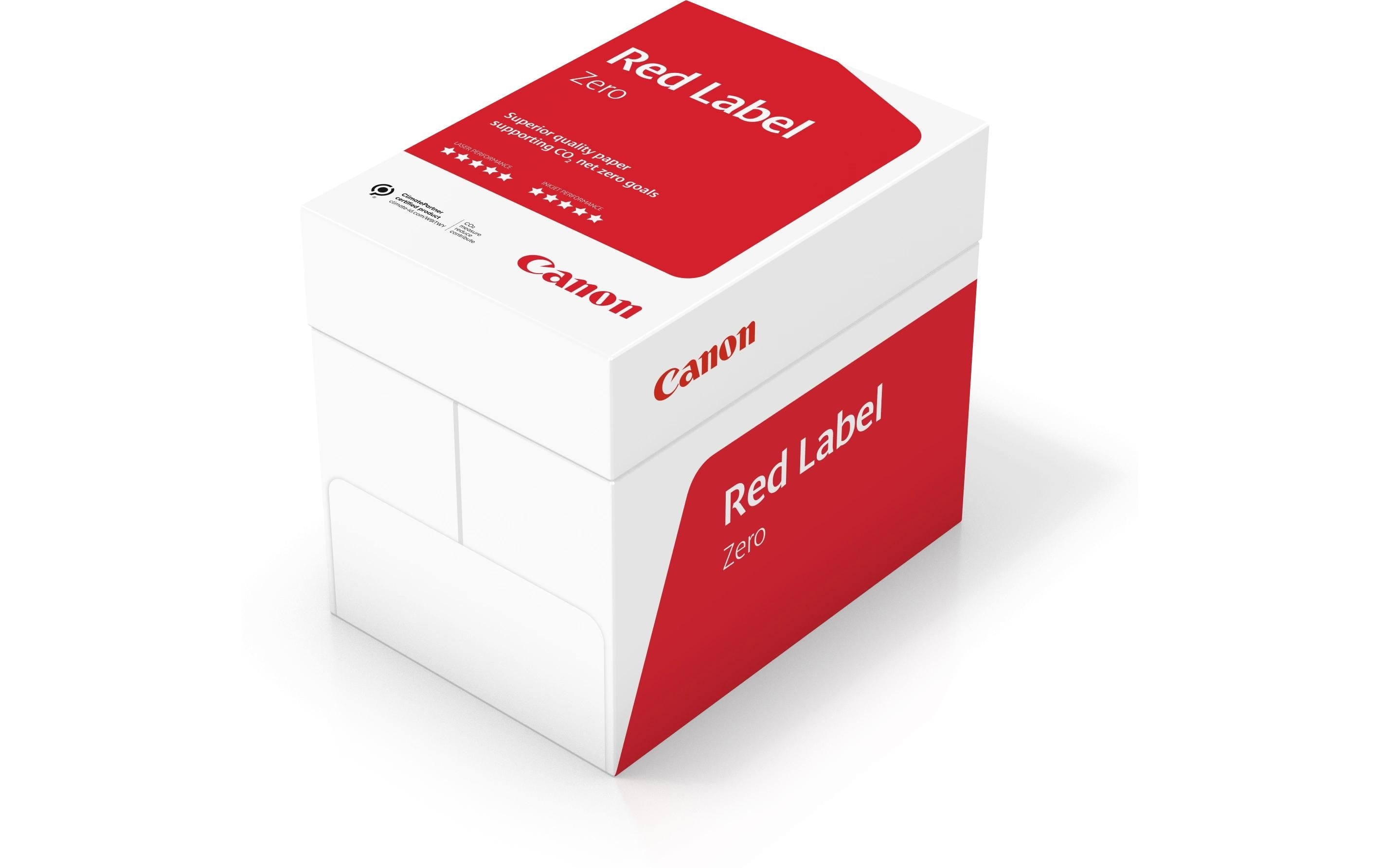 Canon Druckerpapier Red Label Zero A4, Weiss, 80 g/m², 2500 Blatt