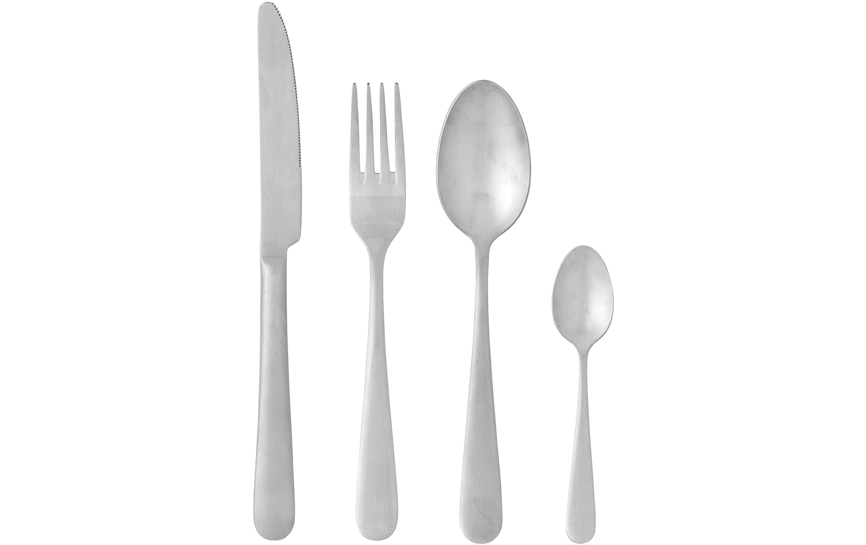 Bloomingville Besteck-Set Karma 4-teilig, Silber