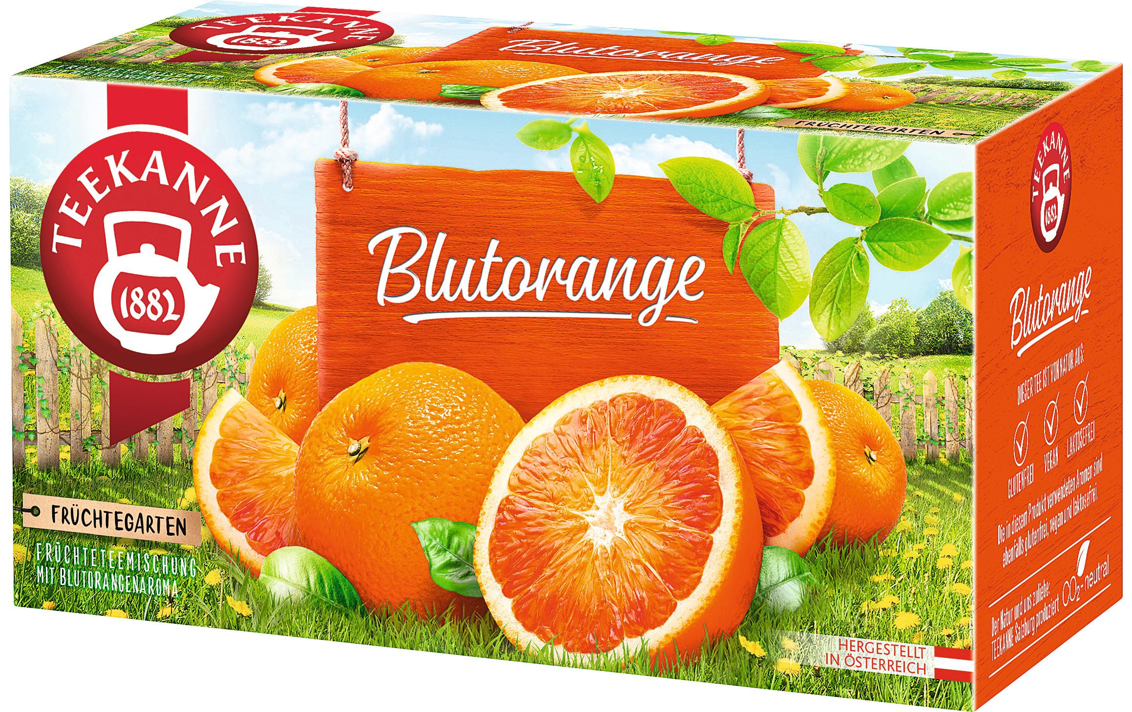 Teekanne Teebeutel Blutorange 20 Beutel, 60g