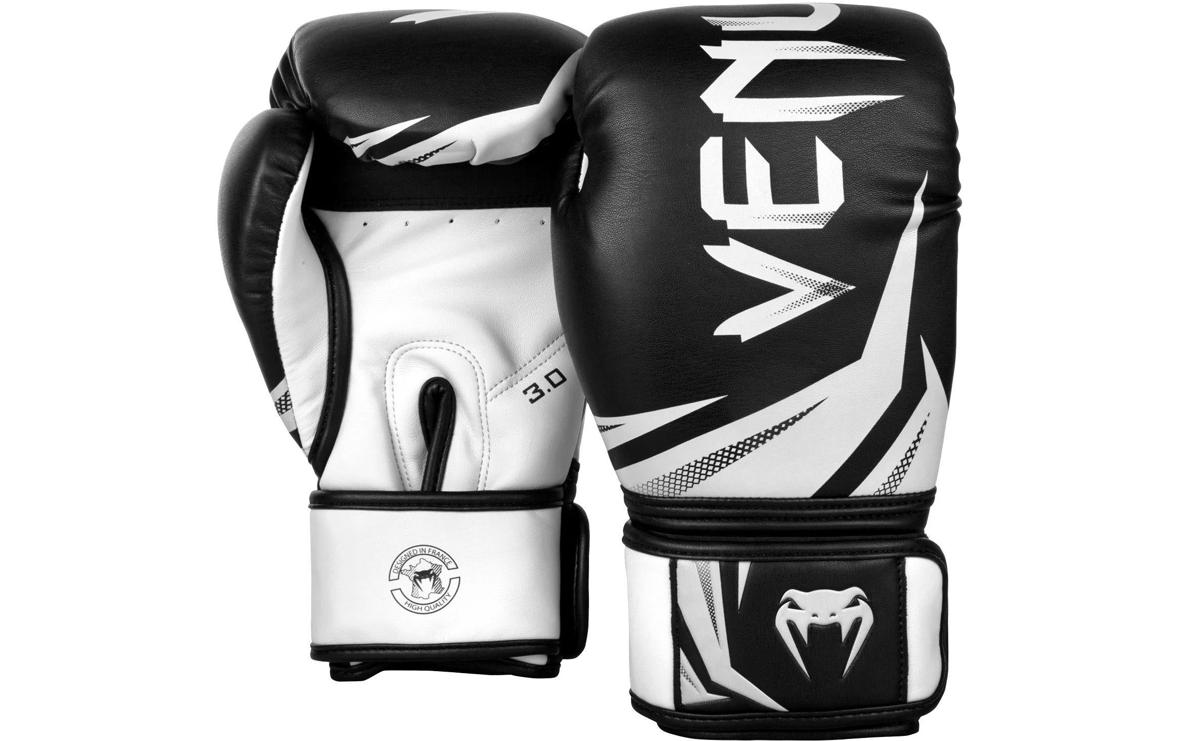 Venum Challenger 3.0 Boxing Gloves Schwarz/Weiss, 12 oz