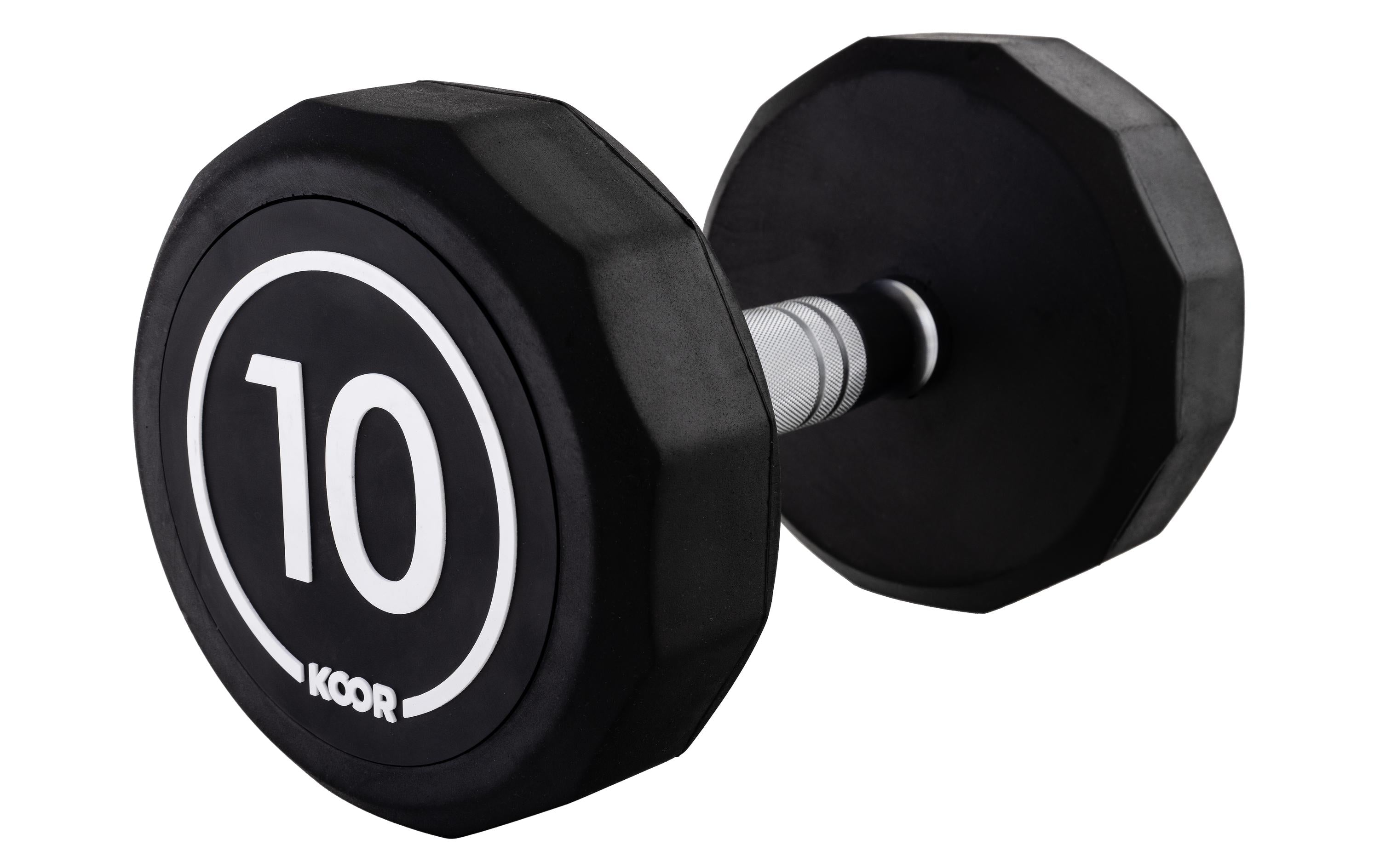 KOOR Kurzhantel 10 kg, Schwarz