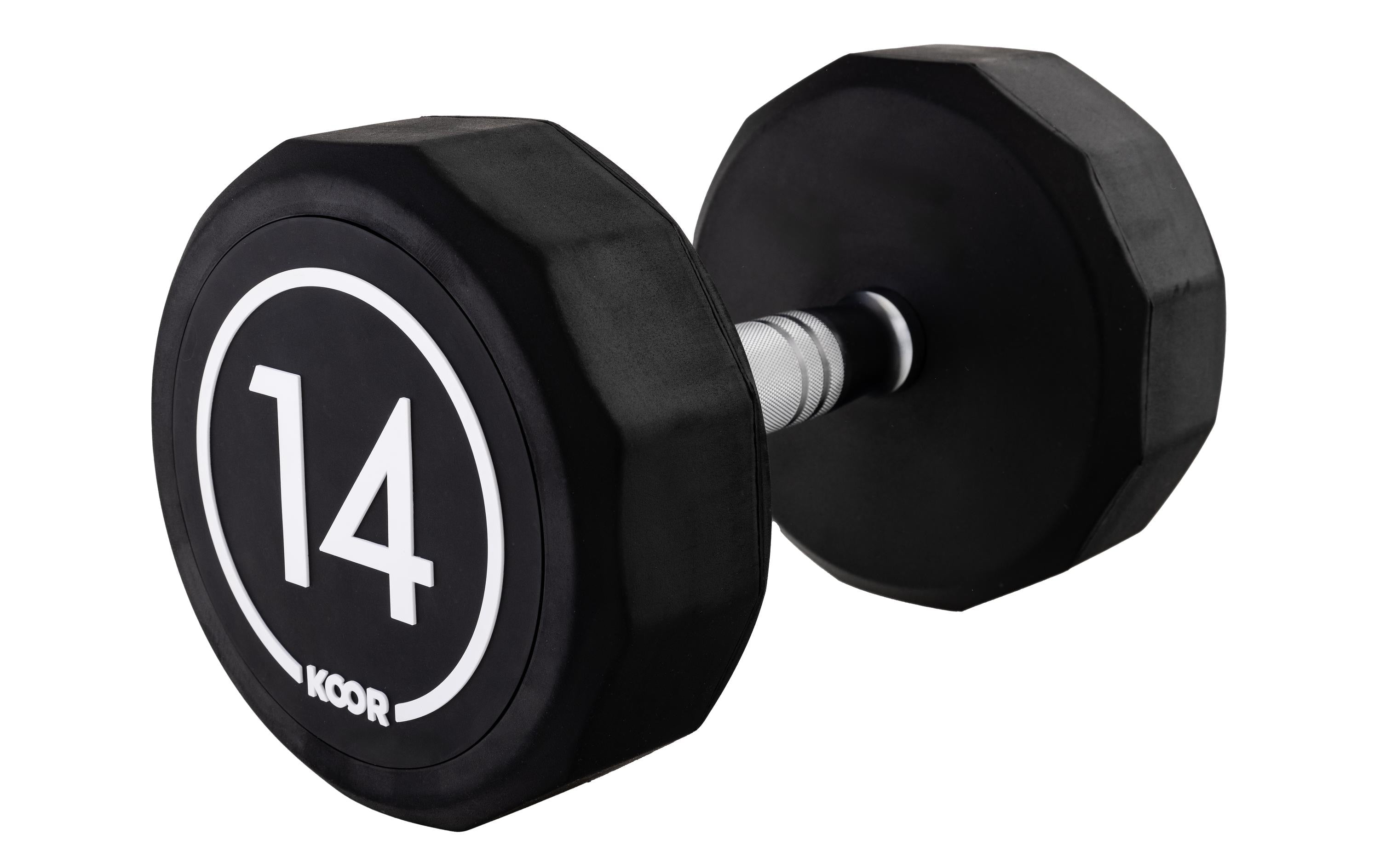 KOOR Kurzhantel 14 kg, Schwarz