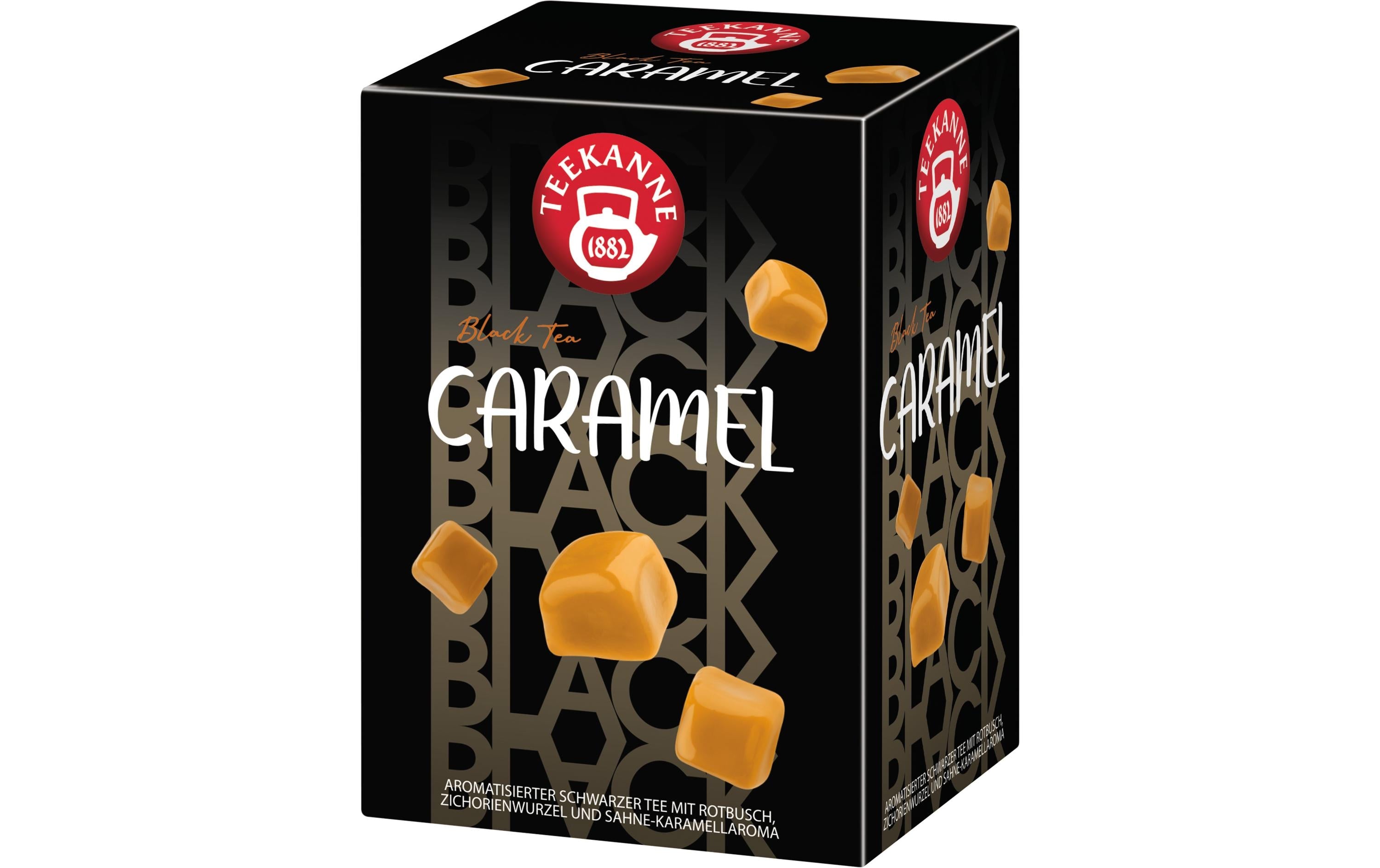 Teekanne Teebeutel Black Tea Caramel 15 Stück