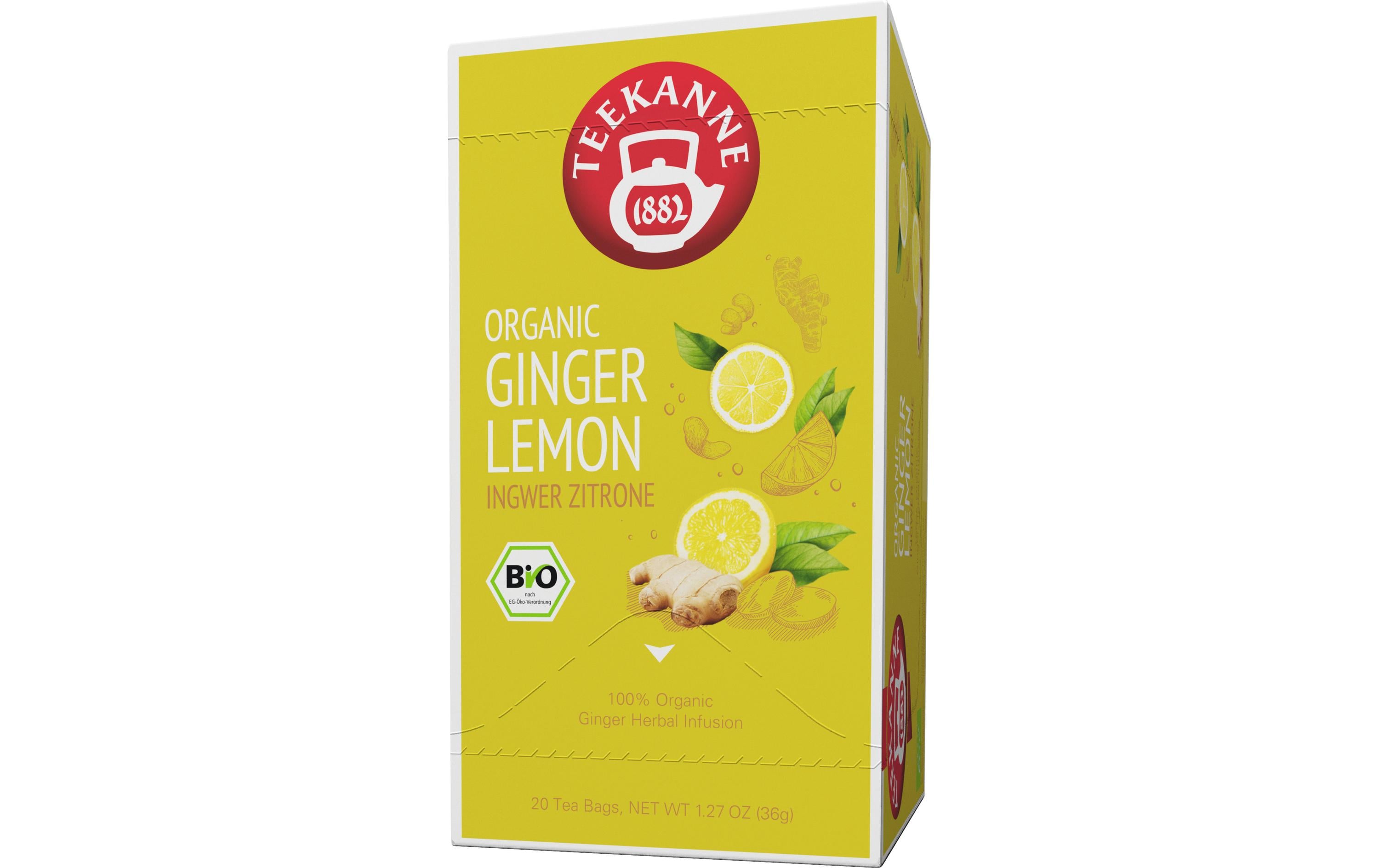 Teekanne Teebeutel Gastro Bio Ingwer-Zitrone 20 Stück