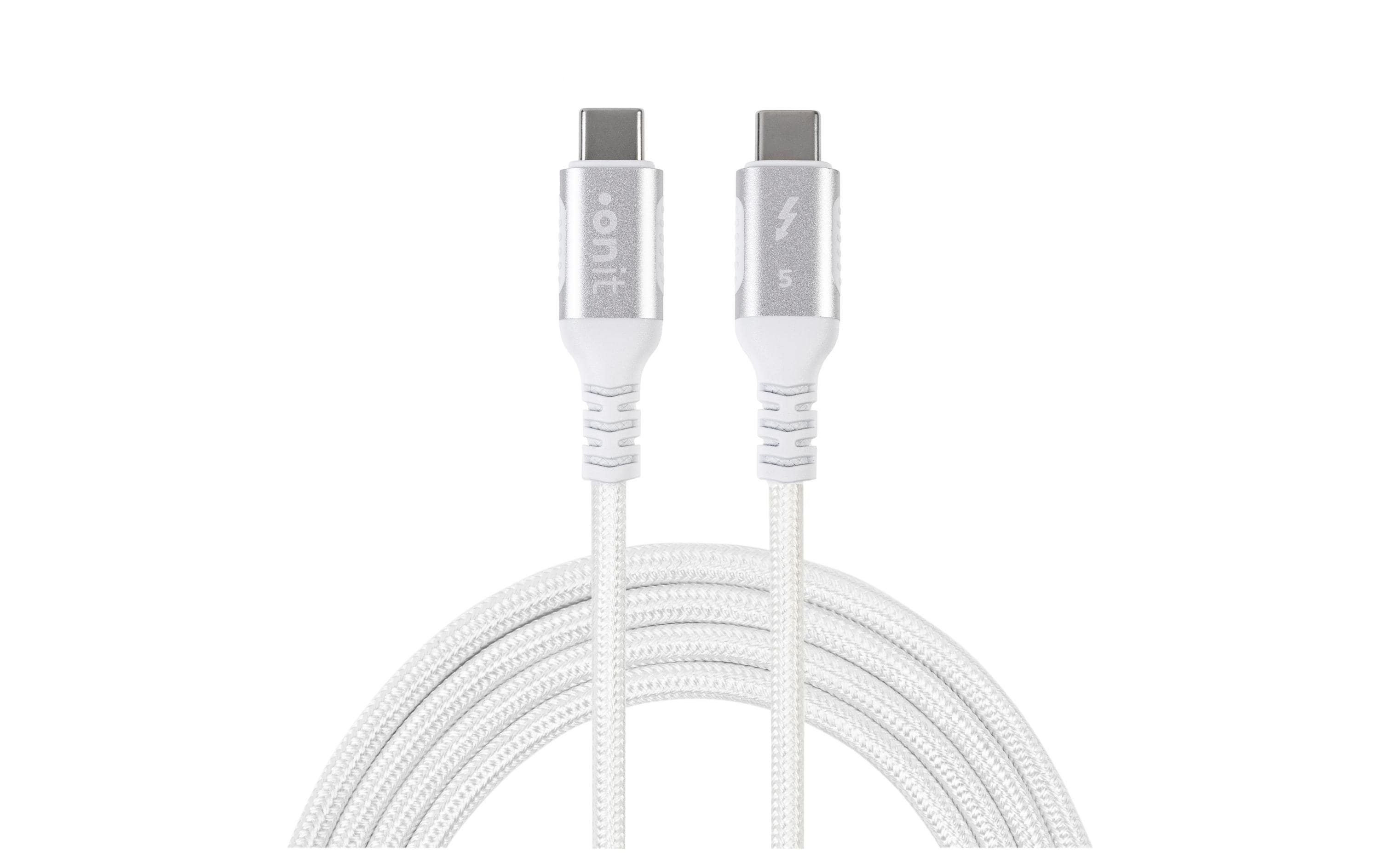 onit Thunderbolt-5-Kabel USB C - USB C 1 m, Weiss