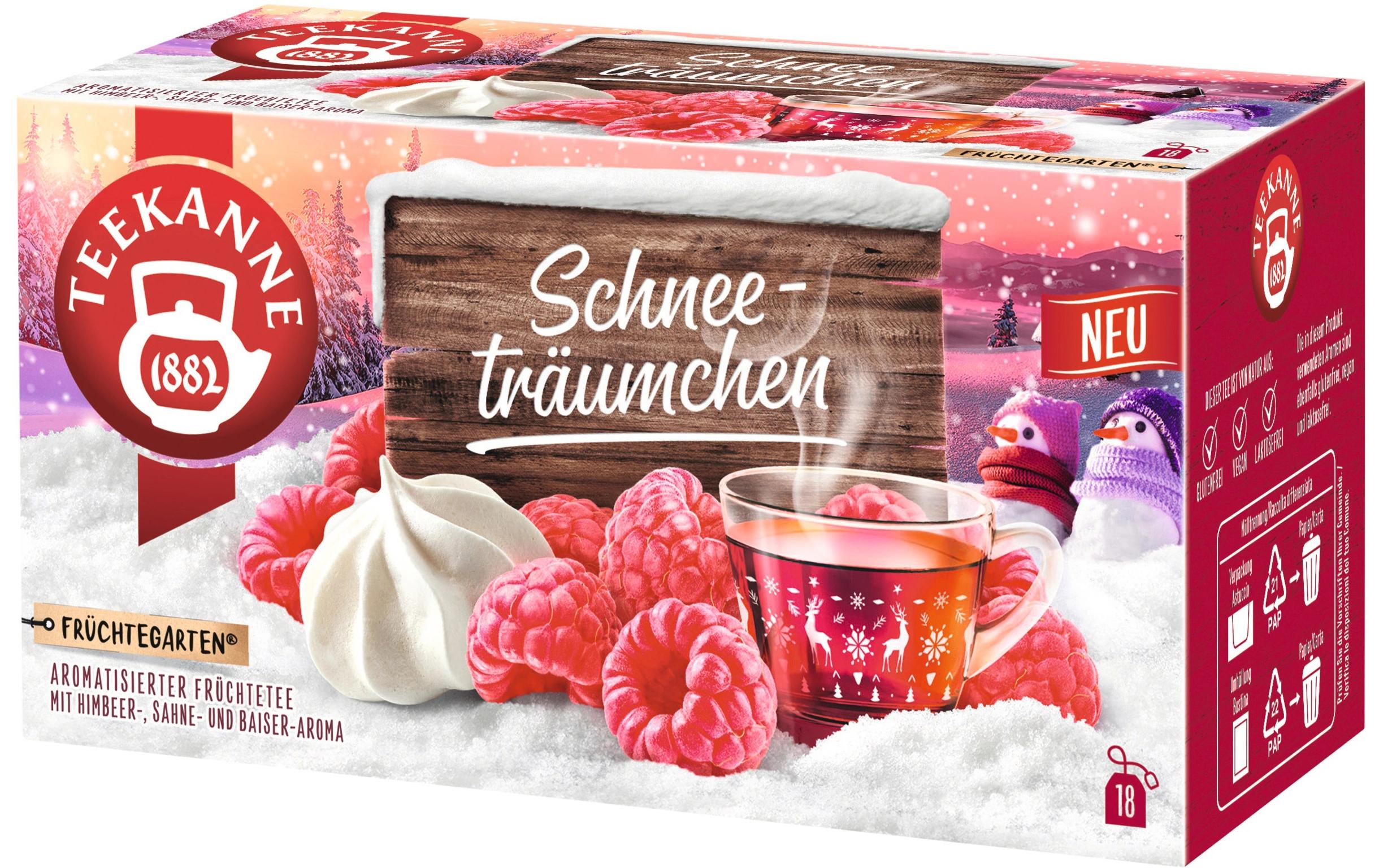 Teekanne Teebeutel Schneeträumchen 18 Beutel, 40g