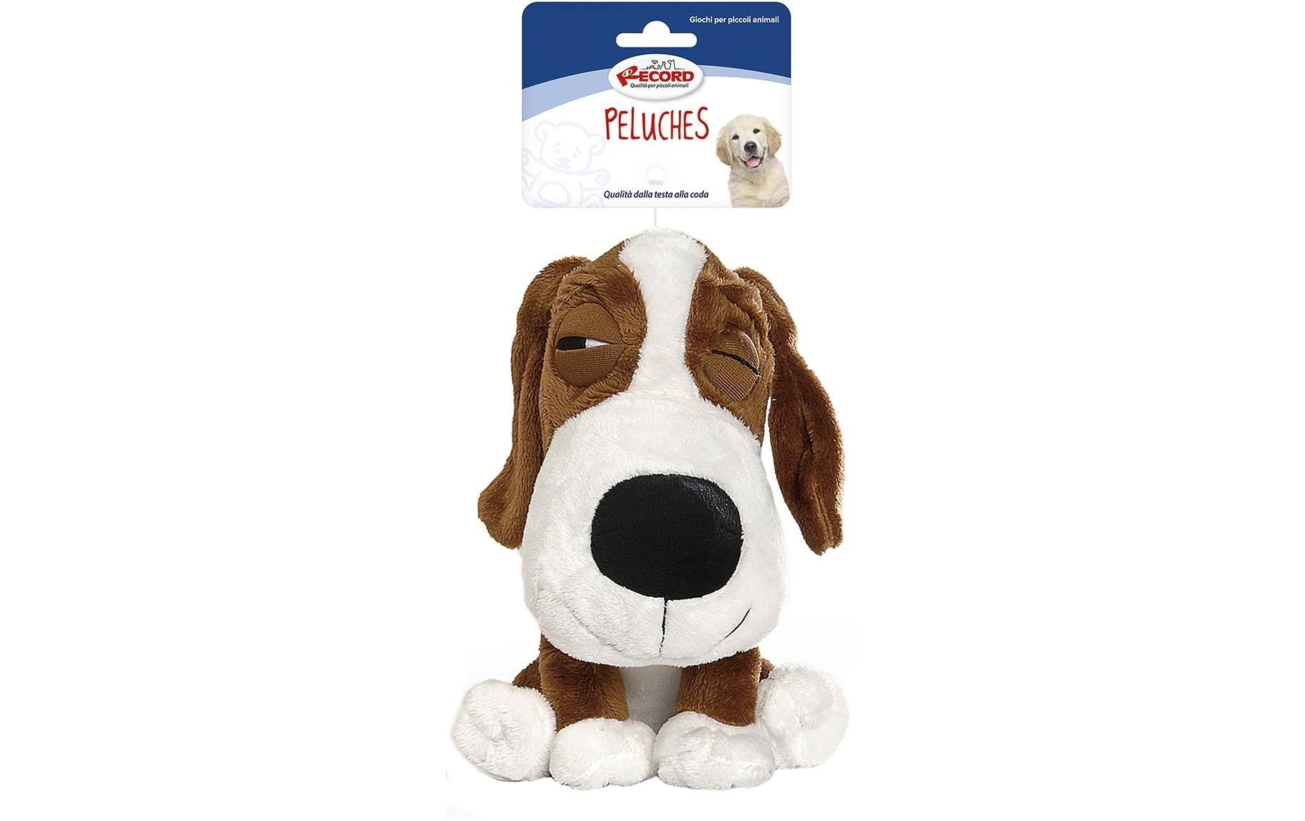 Record Hunde-Spielzeug Plüschtier Schlauer Hund, 20 cm