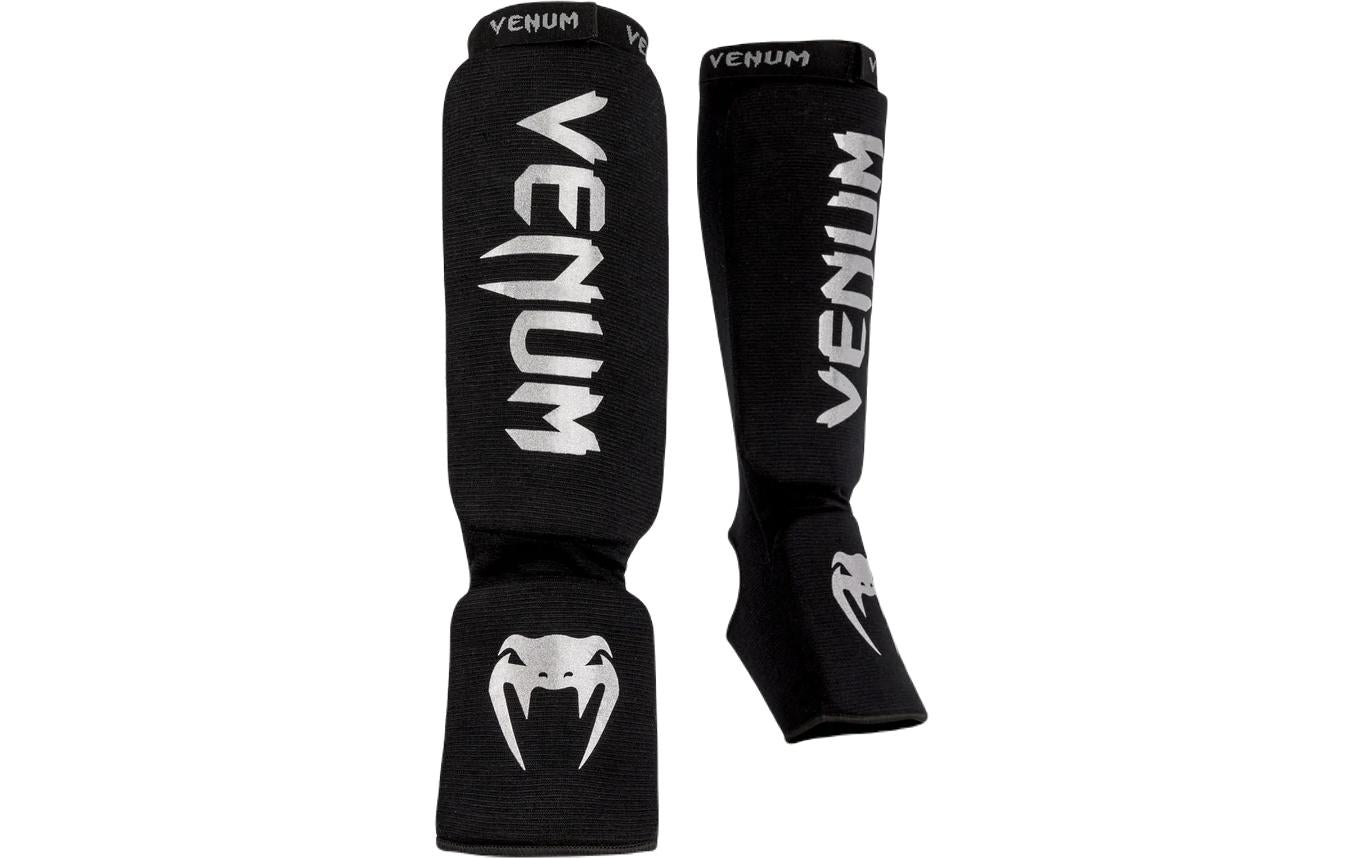 Venum Kontact Shin Guards Schwarz/Weiss, M