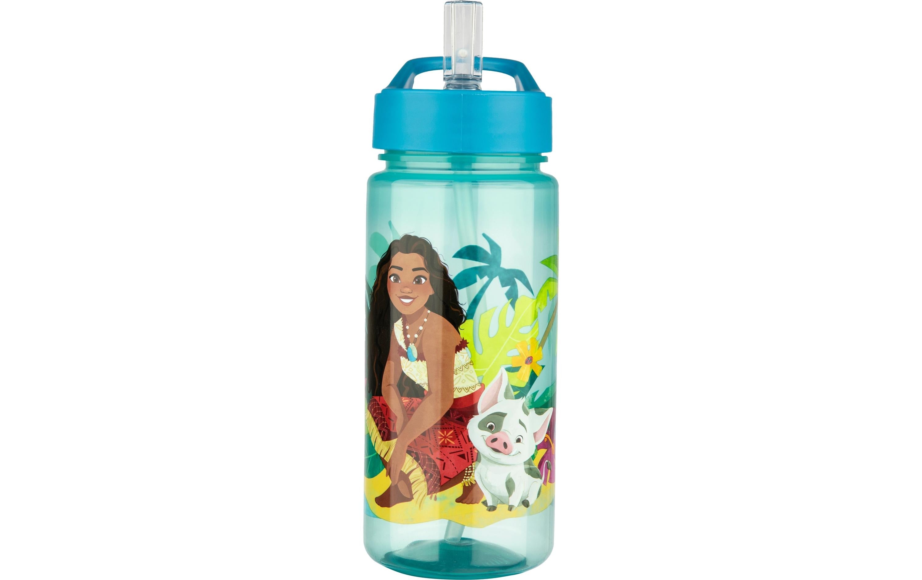 Scooli Trinkflasche Vaiana 500 ml, Transparent/Türkis