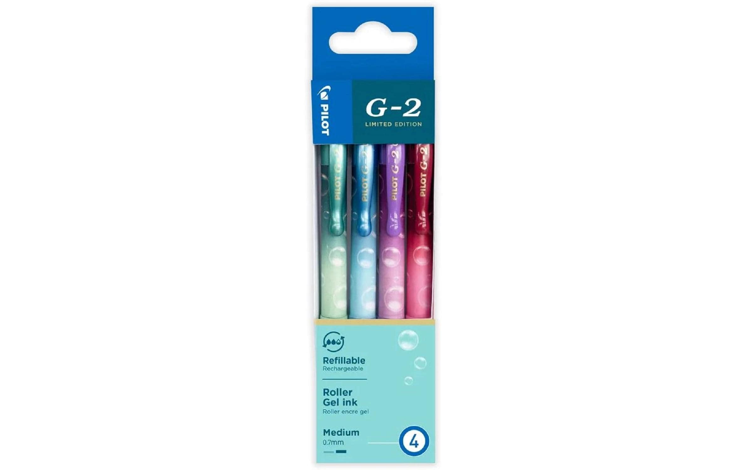 Pilot Gelschreiber G-2 Bubbles 0.7 mm, Mehrfarbig
