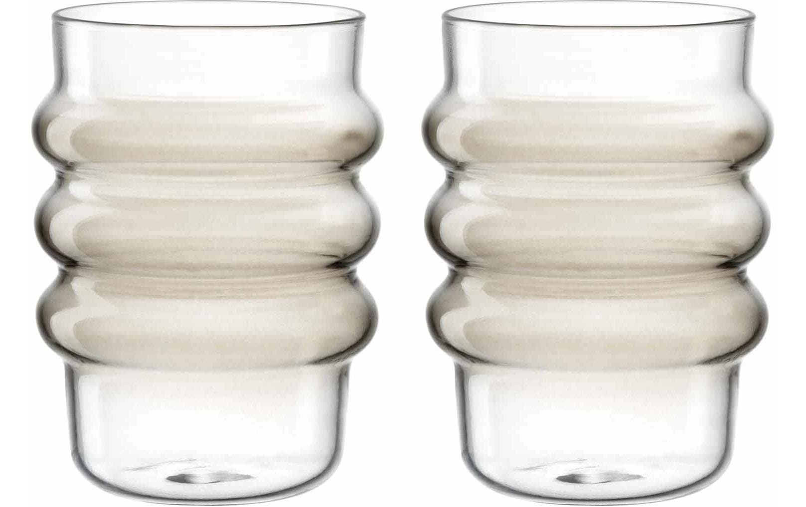 Leonardo Trinkglas Sole 440 ml, 2 Stück, Taupe