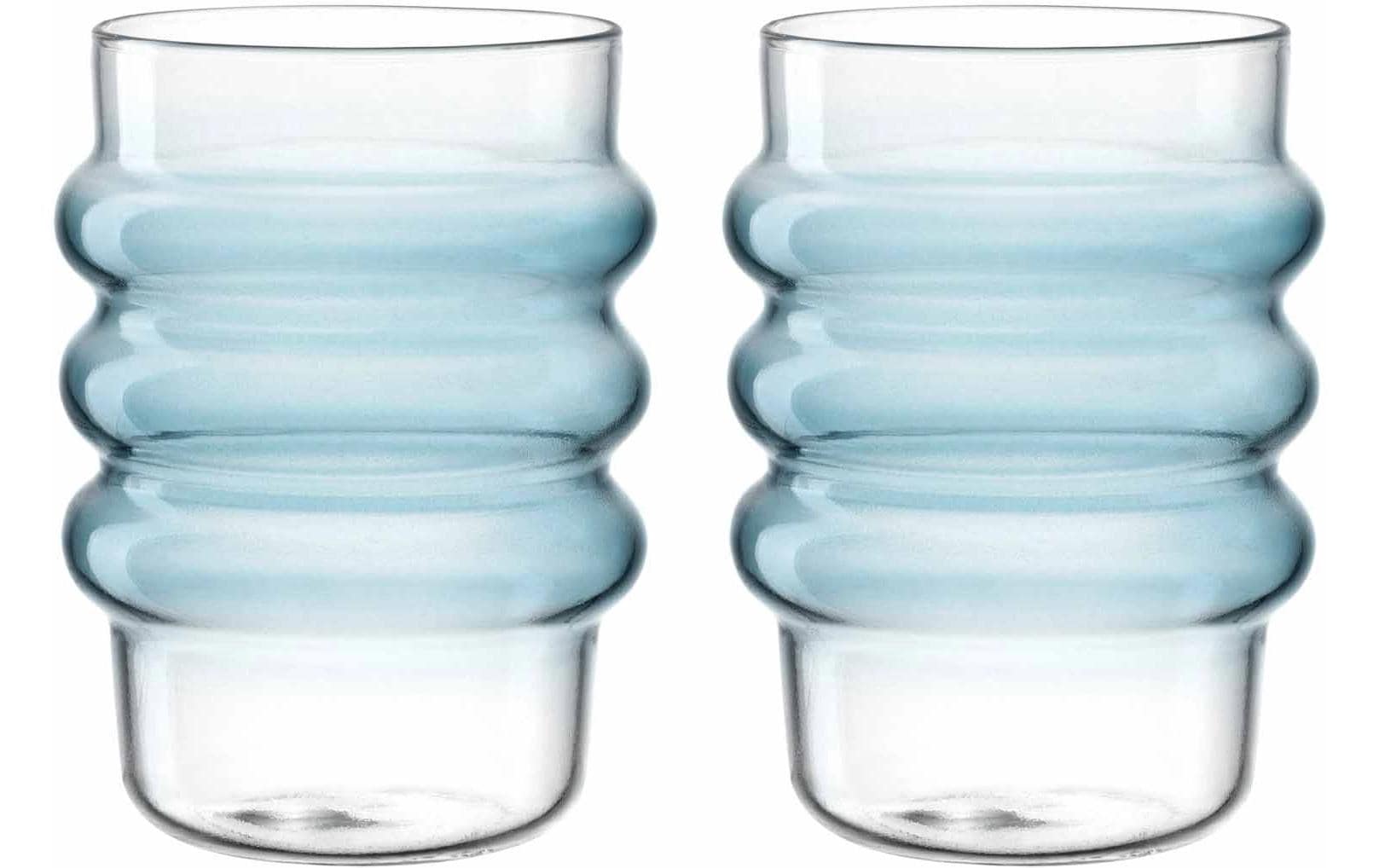 Leonardo Trinkglas Sole 440 ml, 2 Stück, Blau