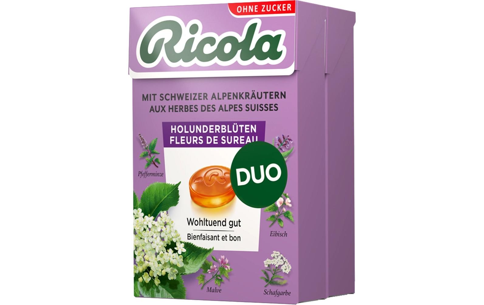 Ricola Bonbons Holunderblüte 2 x 50 g