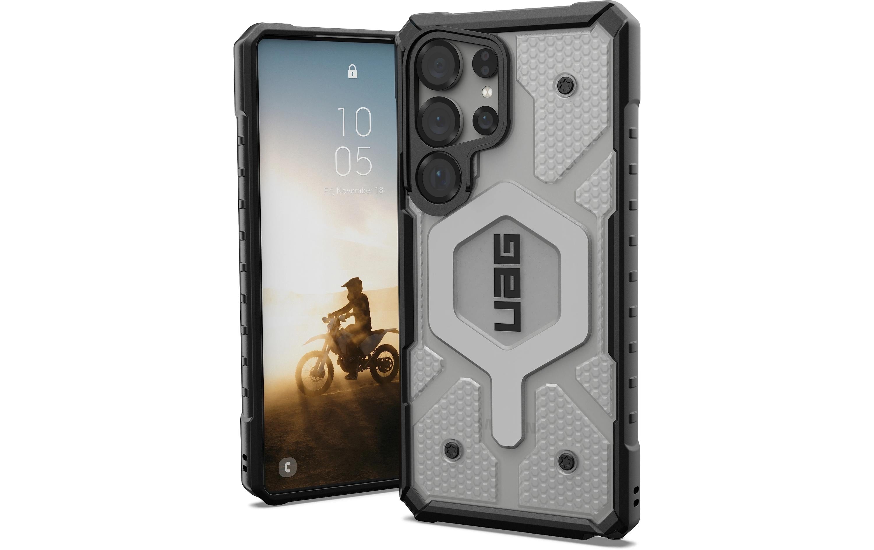 UAG Back Cover Pathfinder Clear Galaxy S25 Ultra Ice Silver