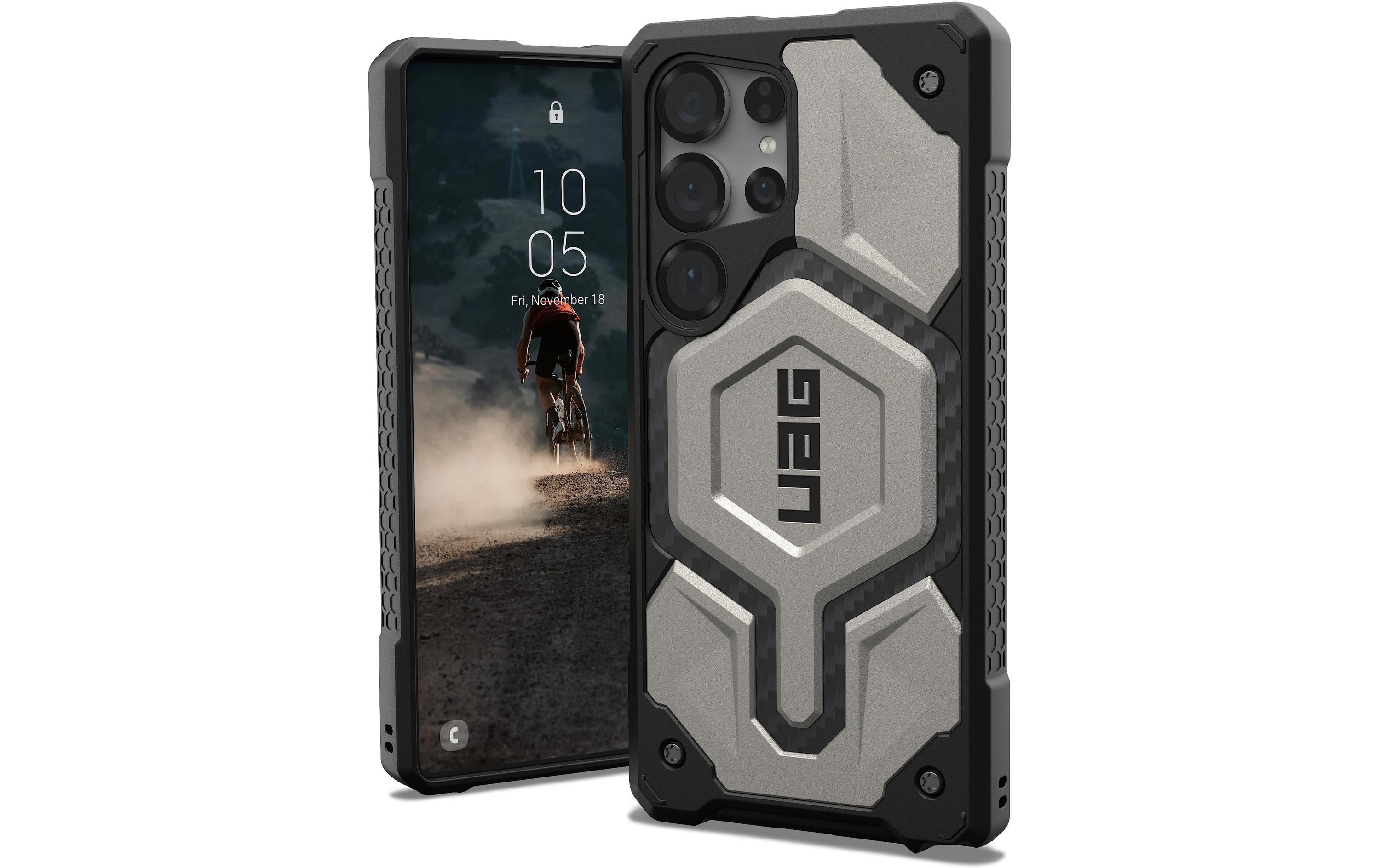 UAG Back Cover Monarch Pro Galaxy S25 Ultra Titanium