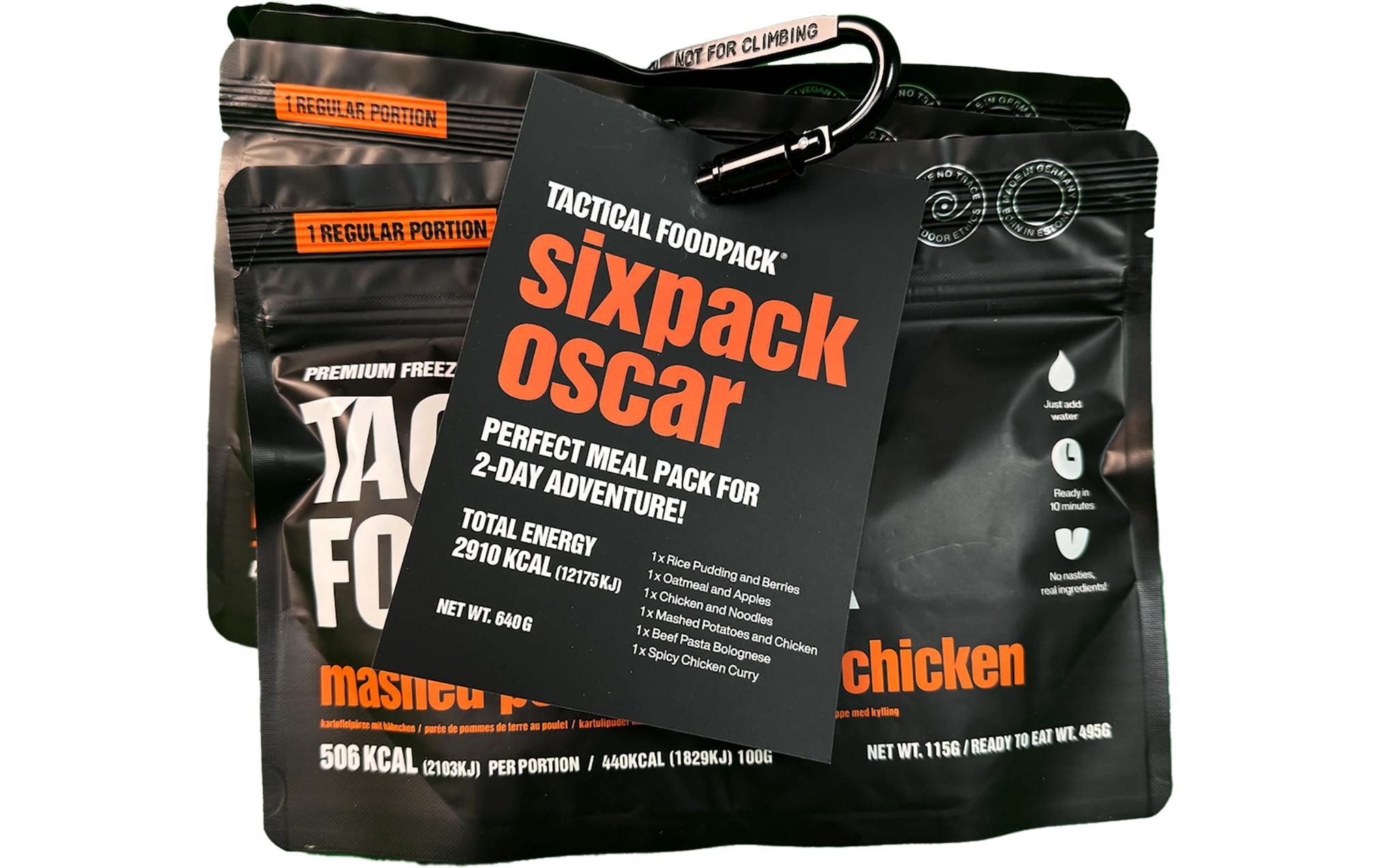 Tactical Foodpack Hauptgericht Sixpack Oscar