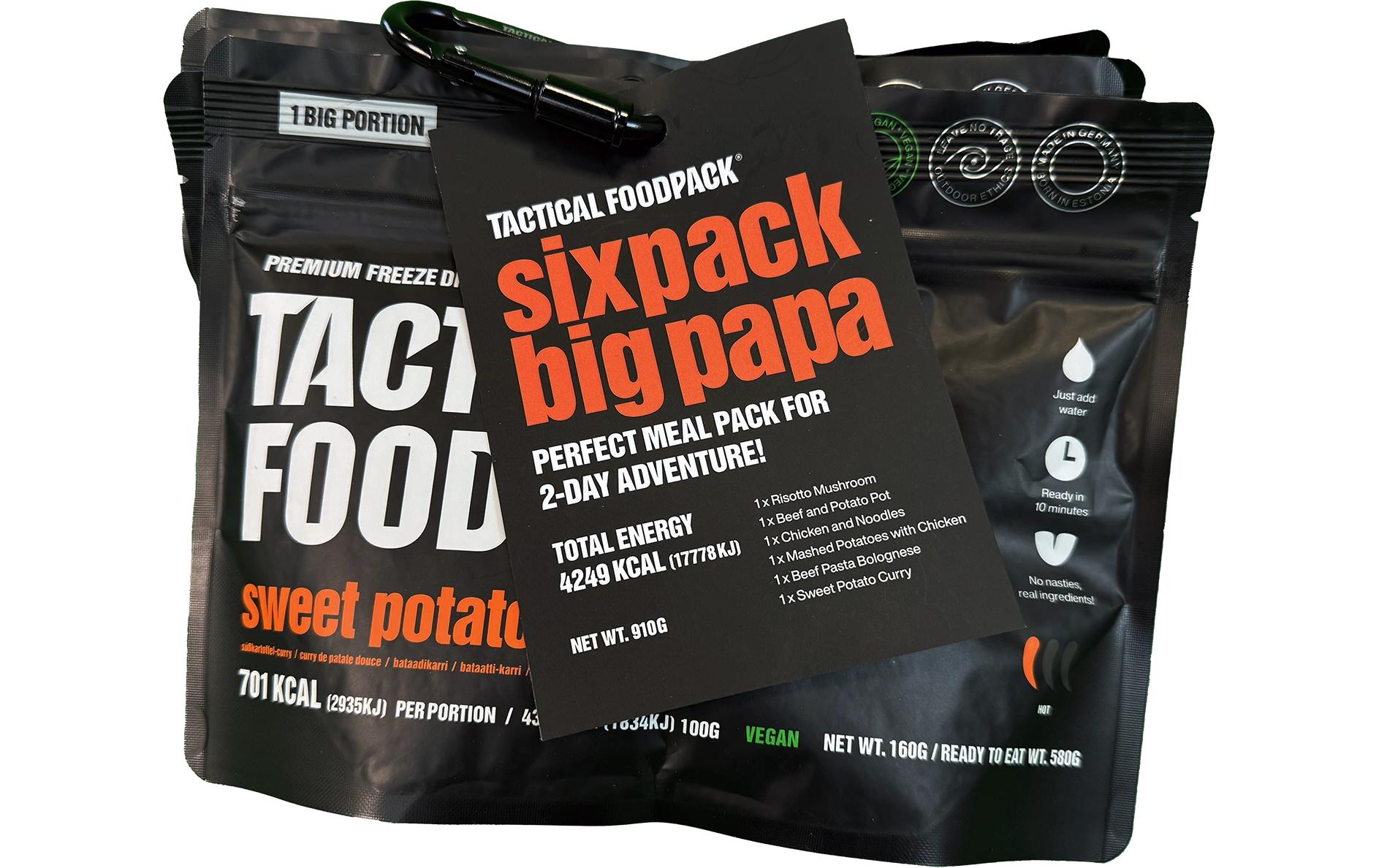 Tactical Foodpack Hauptgericht Sixpack Big Papa