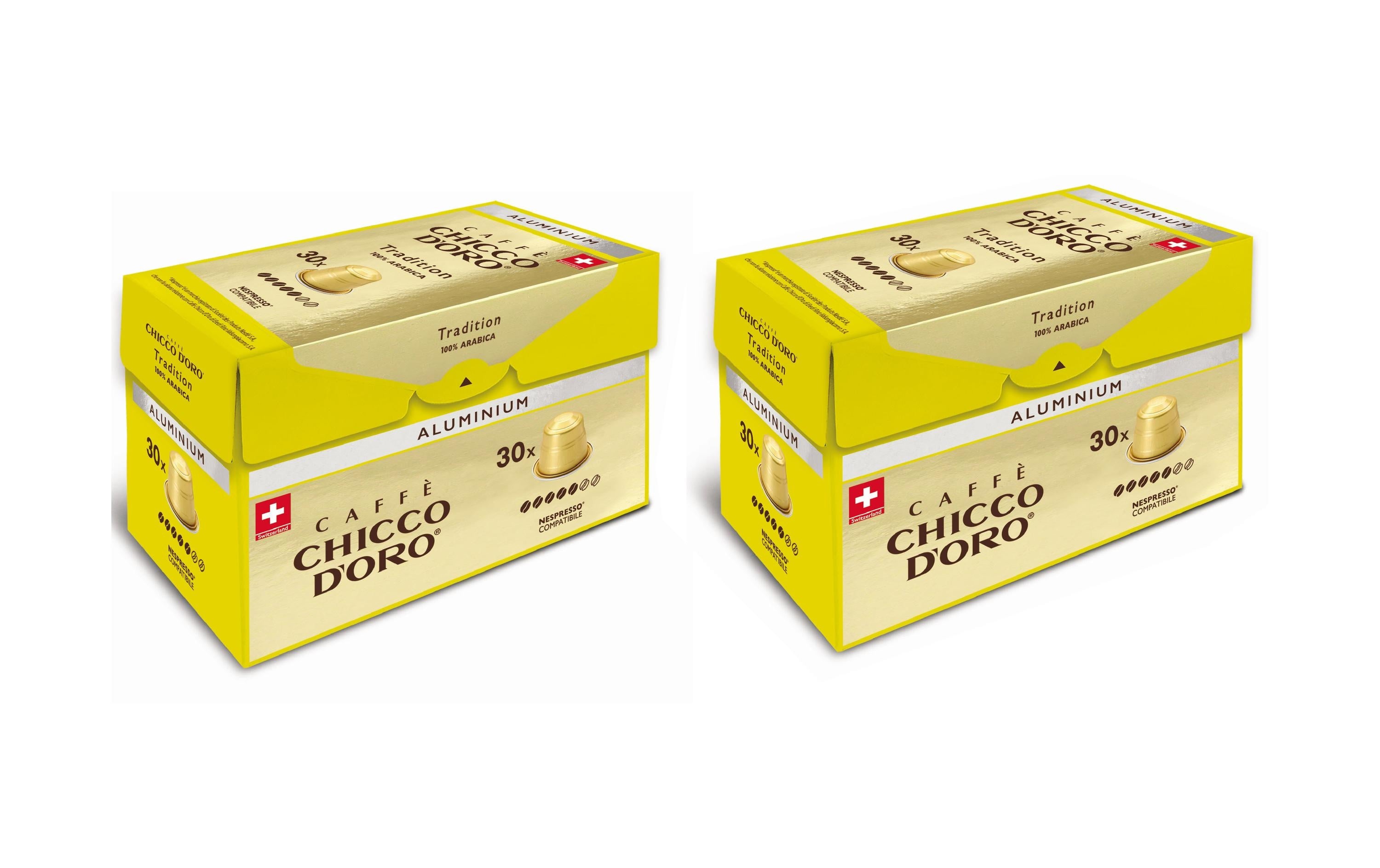 Chicco d'Oro Kaffeekapseln Tradition 100% Arabica 60 Stück