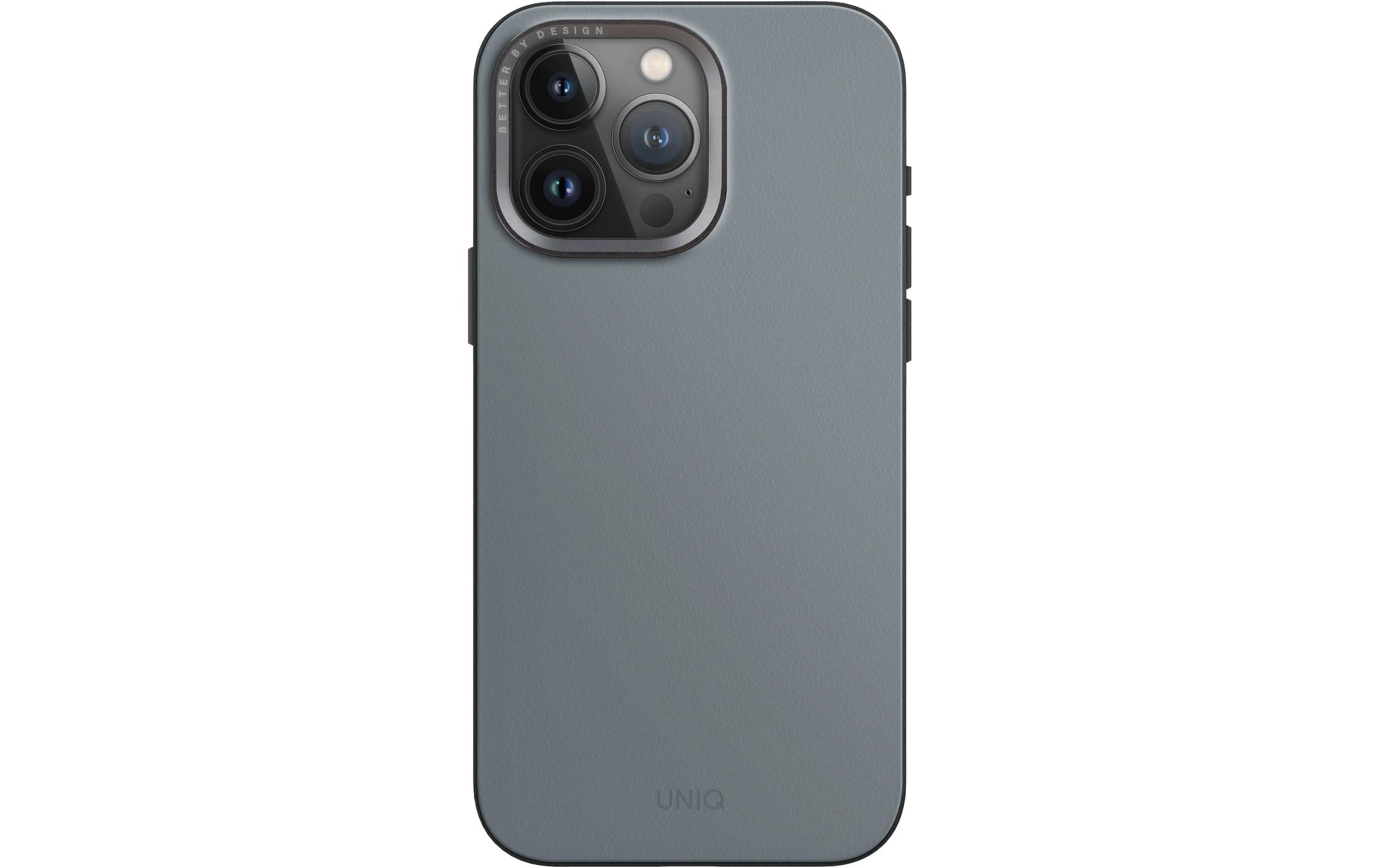 Uniq Back Cover Lyden iPhone 15 Pro Case Ivory Blau/Schwarz