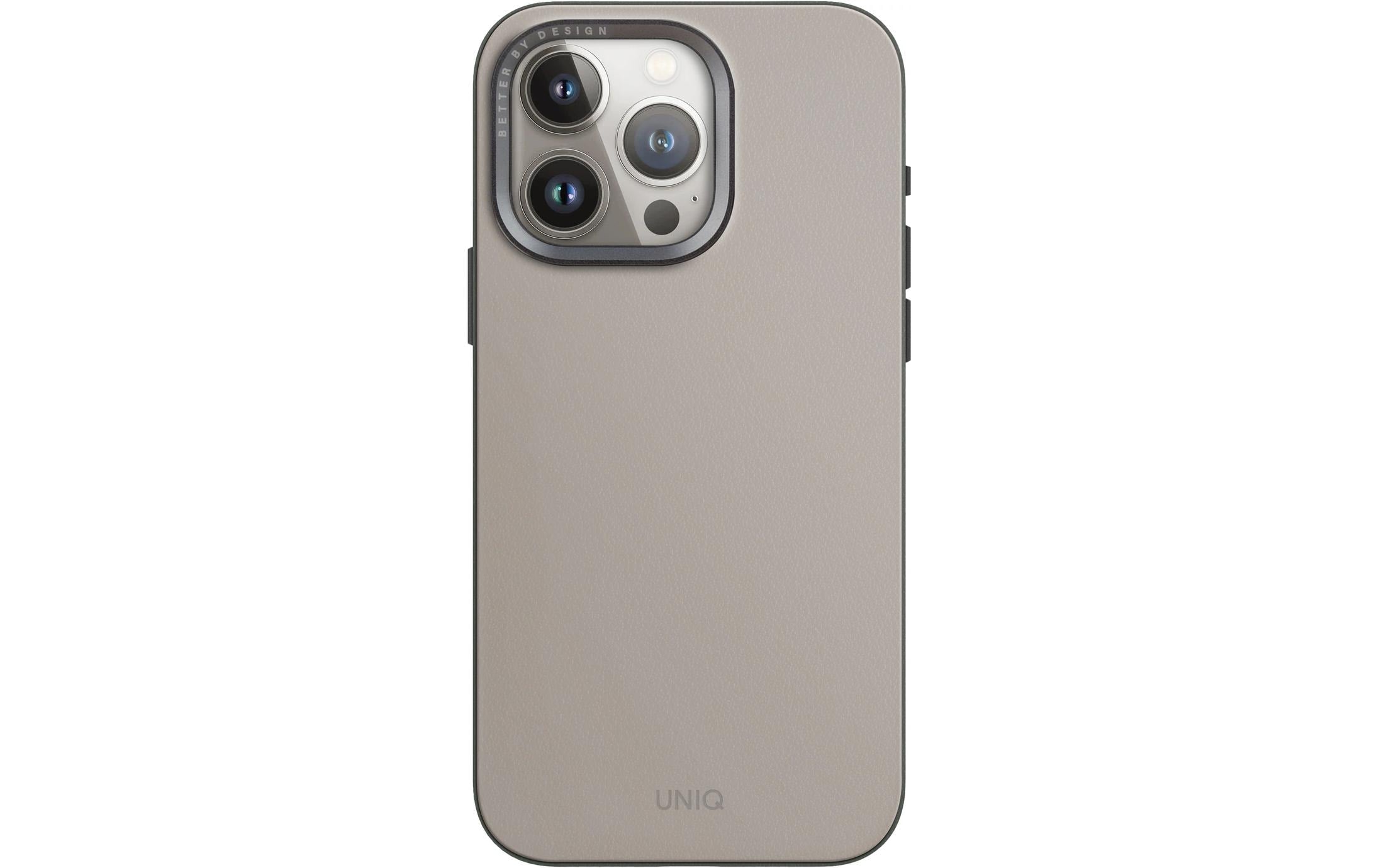 Uniq Back Cover Lyden iPhone 15 Pro Case Ivory Grün
