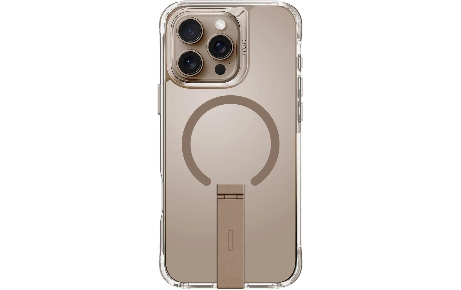 Uniq Back Cover Eleva Hybrid iPhone 16 Pro Taupe