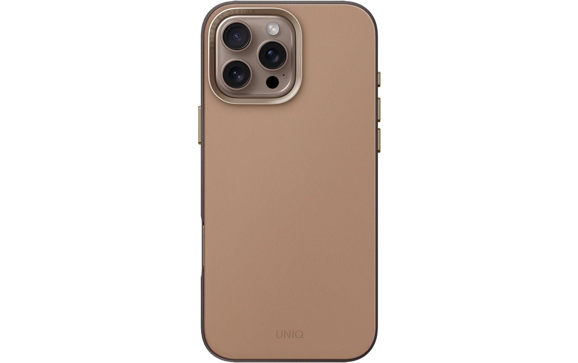 Uniq Back Cover Lyden DS iPhone 16 Pro Braun