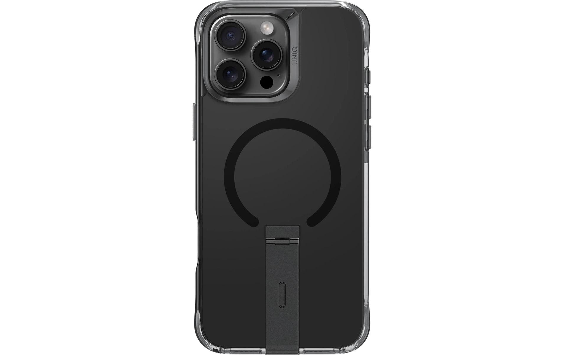 Uniq Back Cover Eleva Hybrid iPhone 16 Pro Schwarz
