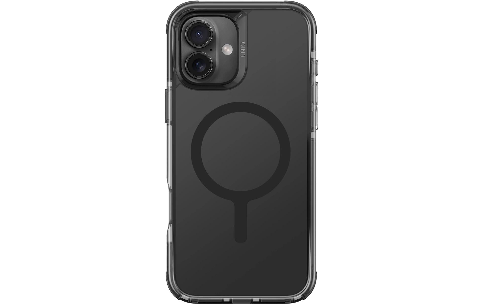Uniq Back Cover Combat Hybrid iPhone 16 Plus Carbon