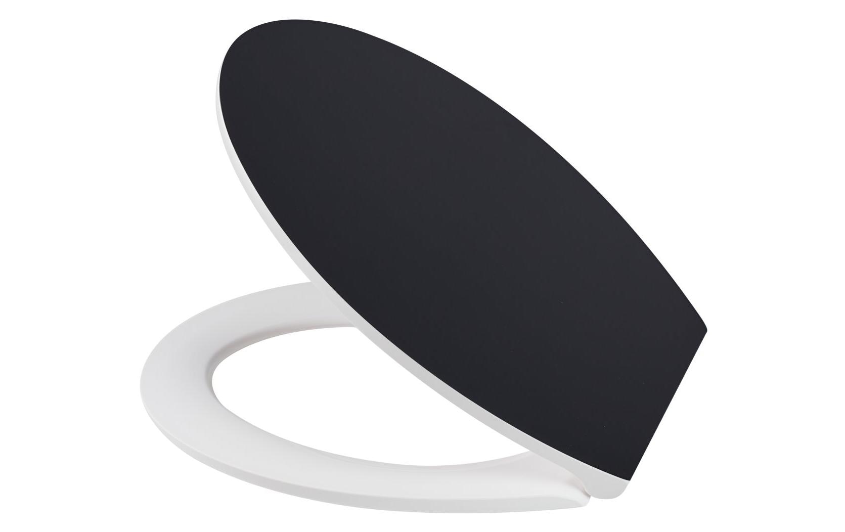 diaqua® Toilettensitz Hollywood Slow Down Schwarz