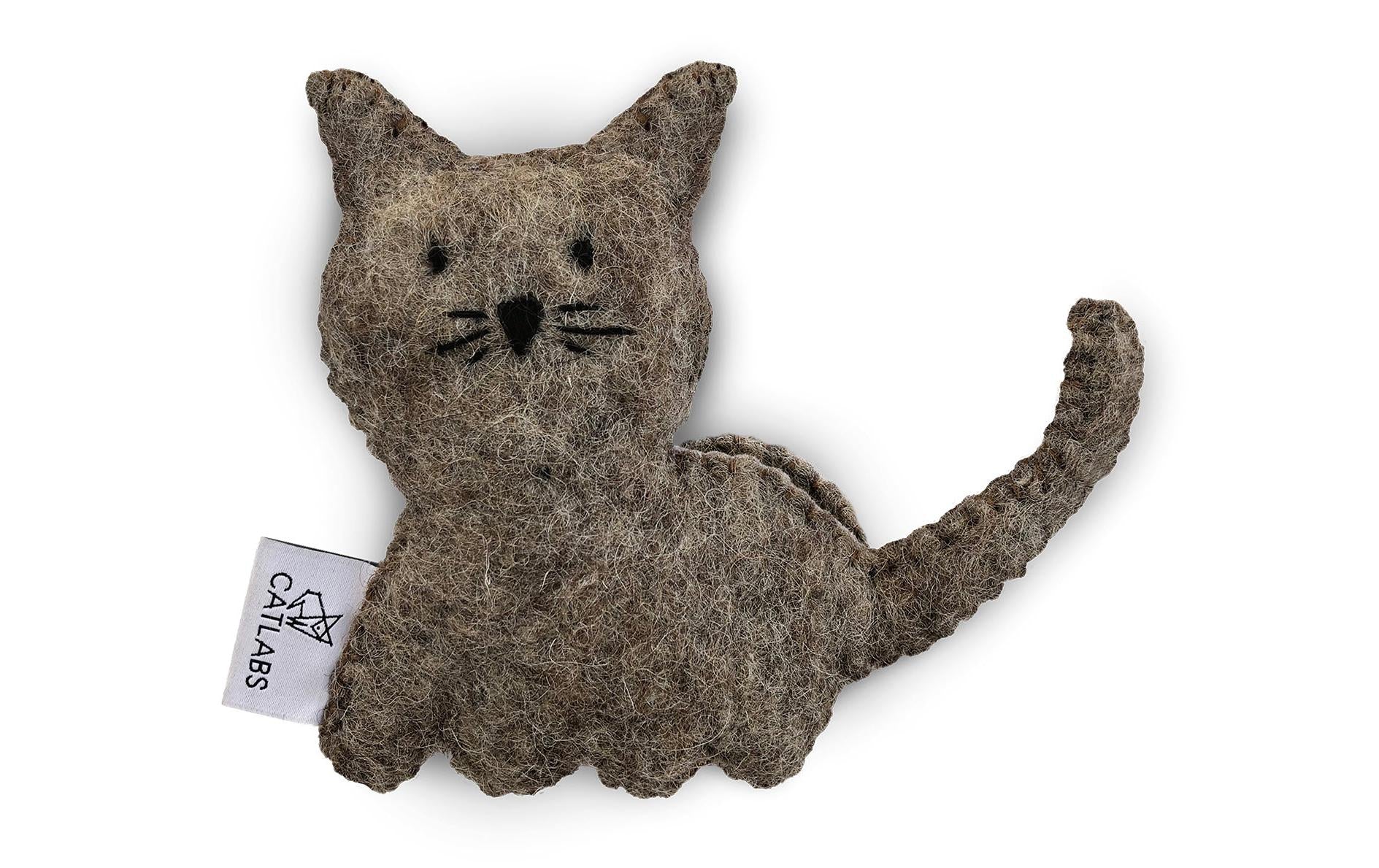 Catlabs Katzen-Spielzeug Kuschelige Katze mit Katzenminze