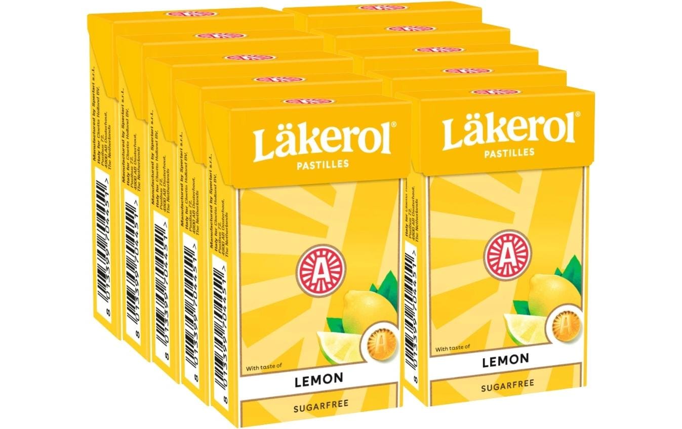 Läkerol Bonbons Lemon Sugarfree 10x 27 g