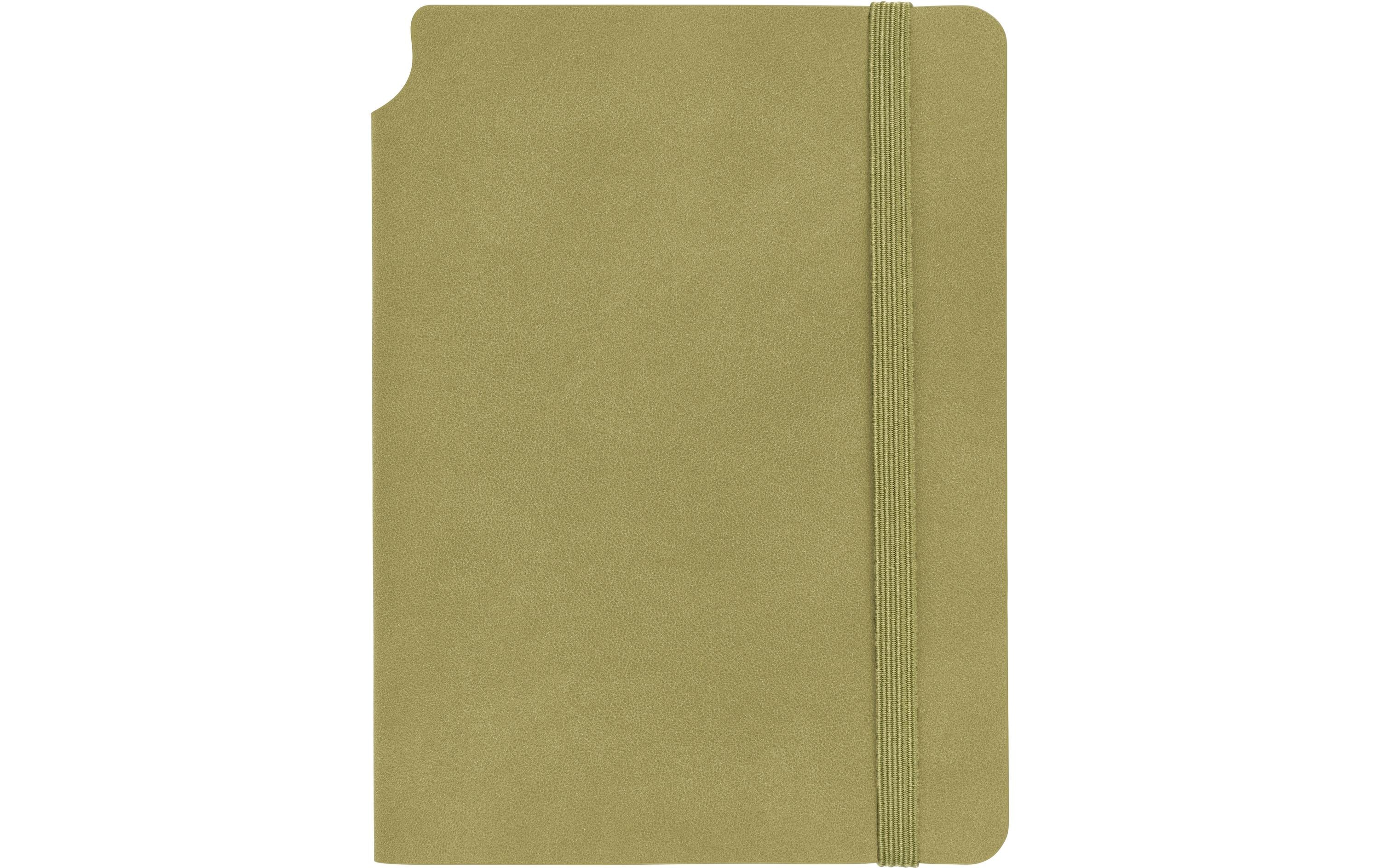 Kolma Notizbuch Smooth A6, Blanko, olivegrün